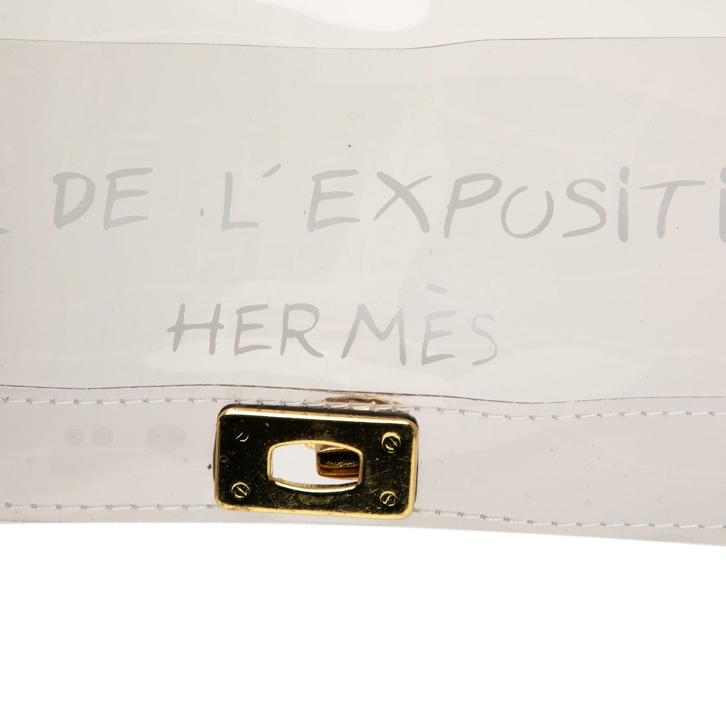 Vinyl Souvenir De L Exposition Kelly Handbag