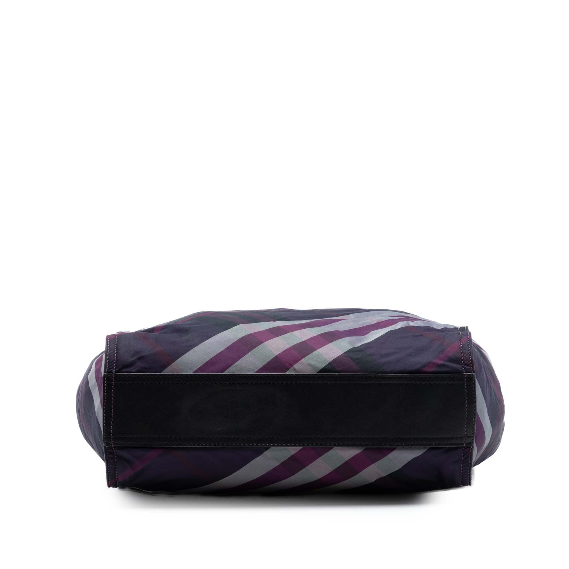 Burberry Supernova Check Nylon Buckleigh Tote