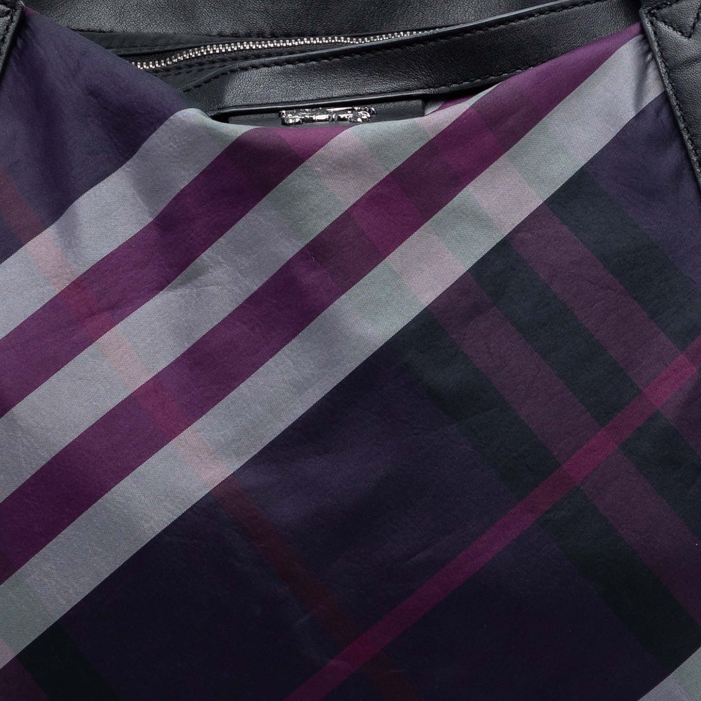 Burberry Supernova Check Nylon Buckleigh Tote