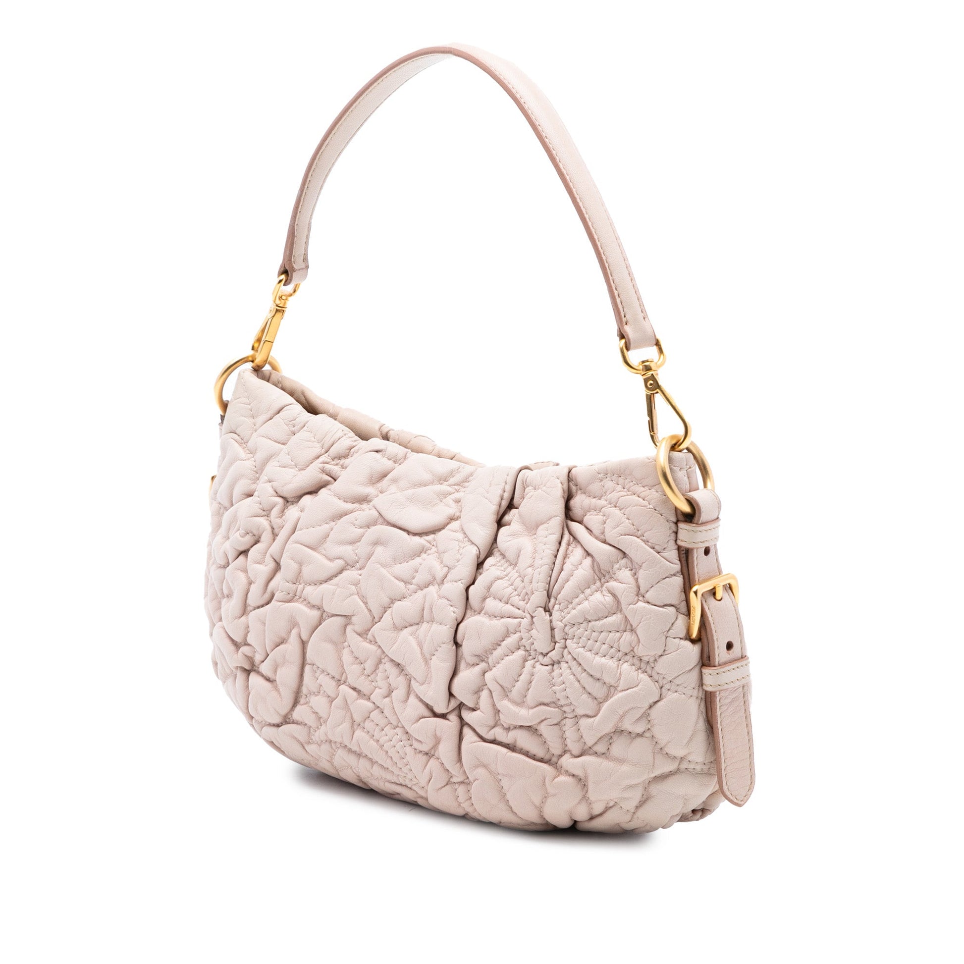 Nappa Stitched Shoulder Bag