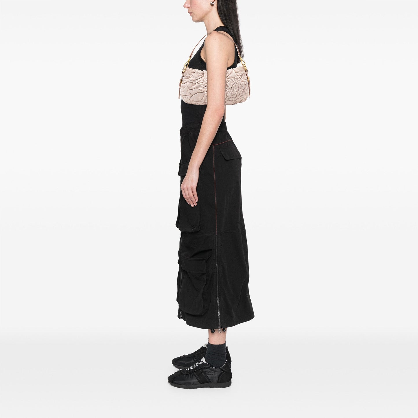 Nappa Stitched Shoulder Bag