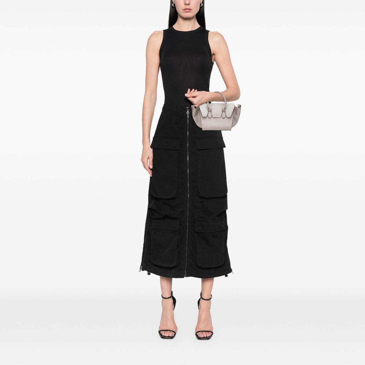 Celine Small Grained Calfskin Tie Knot Handbag