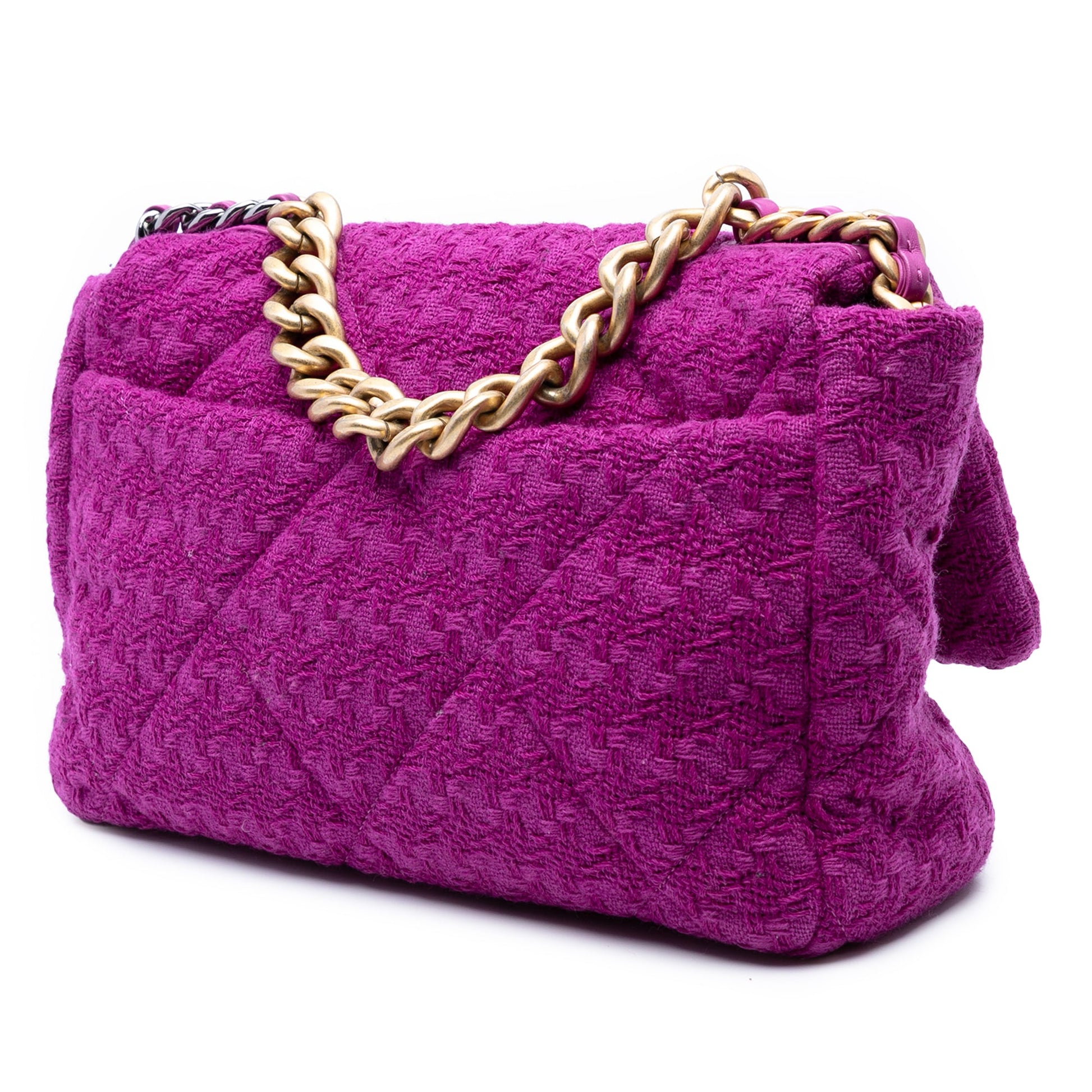 Chanel Large Tweed 19 Flap