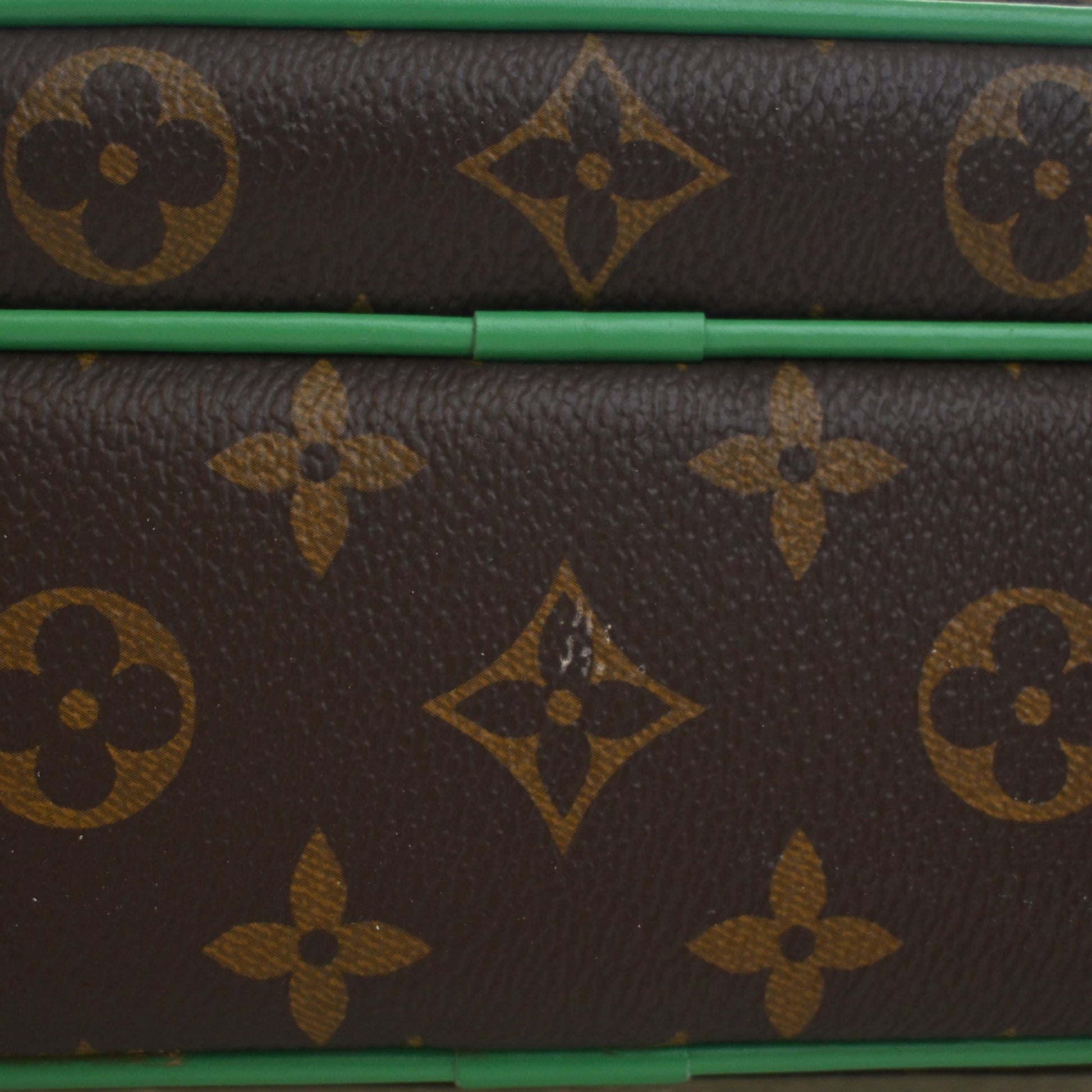 Louis Vuitton Monogram Macassar S Lock Messenger Bag