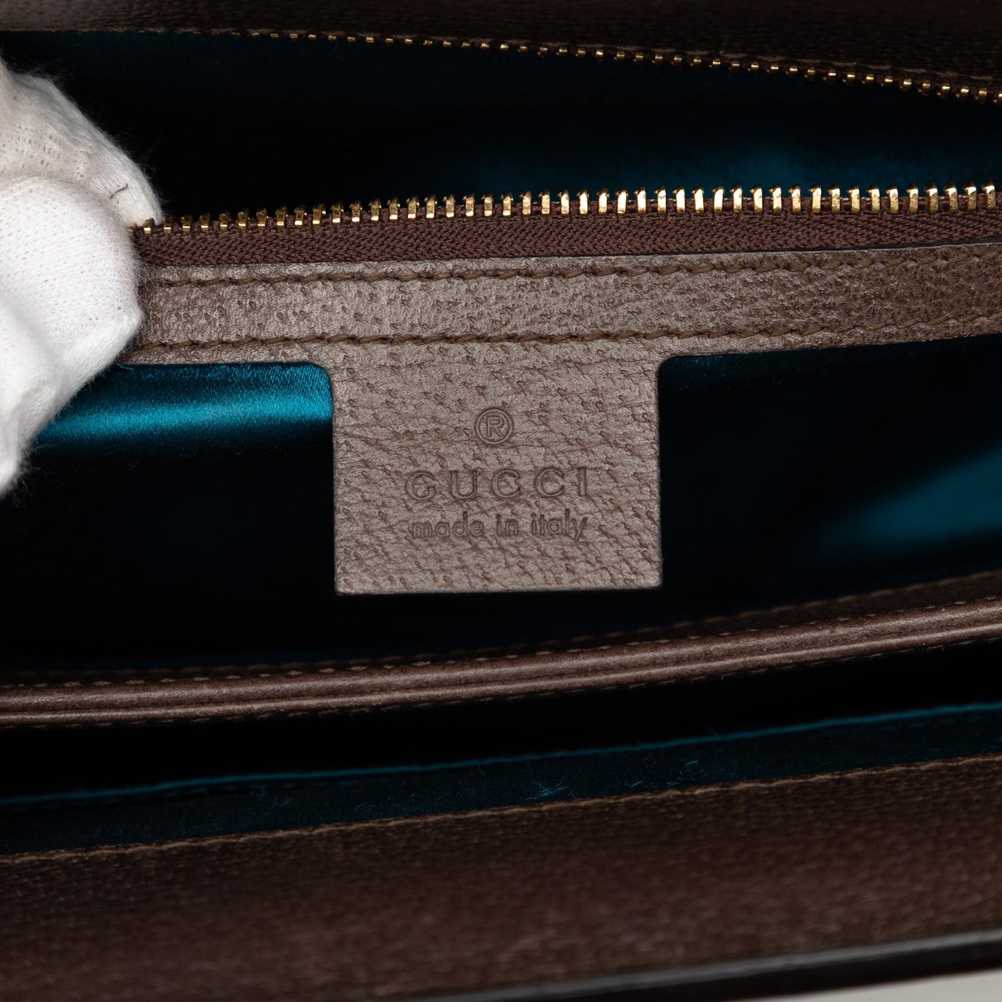 Gucci Medium GG Supreme Web Ophidia Chain Shoulder Bag