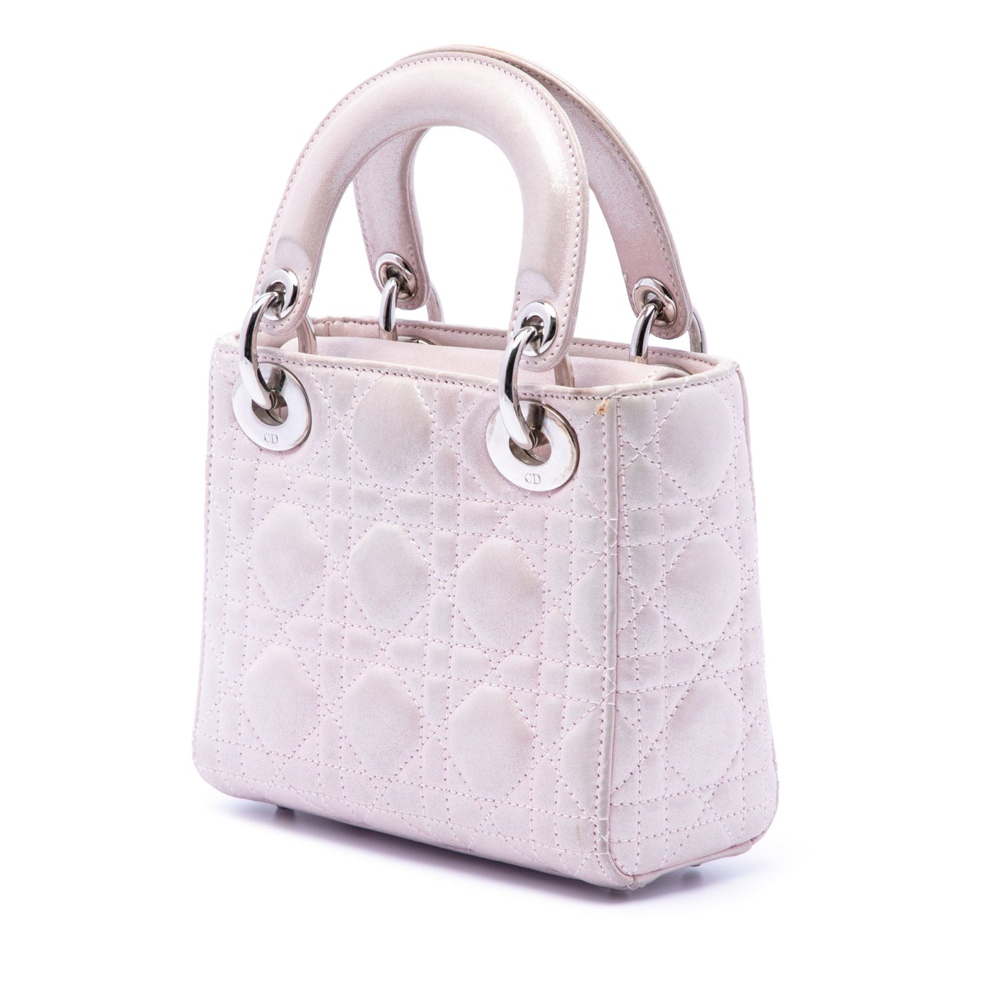 Dior Mini Iridescent Lambskin Cannage Lady Dior