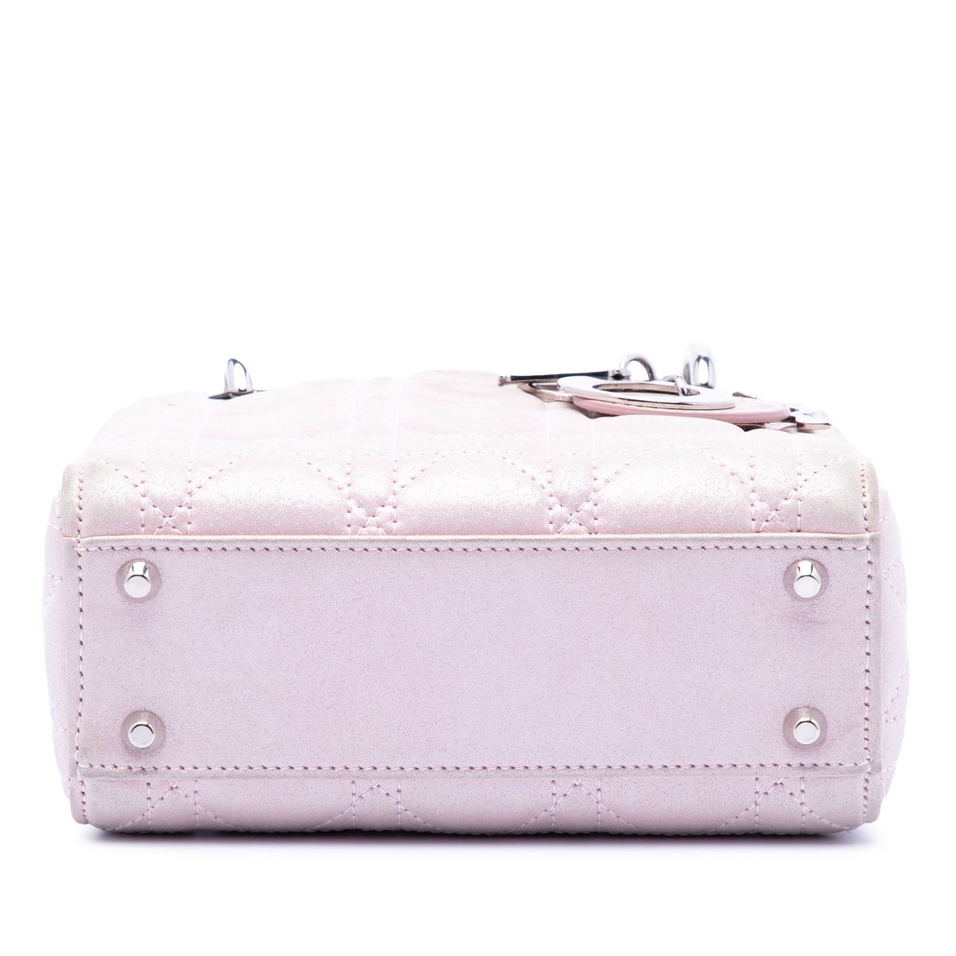 Dior Mini Iridescent Lambskin Cannage Lady Dior