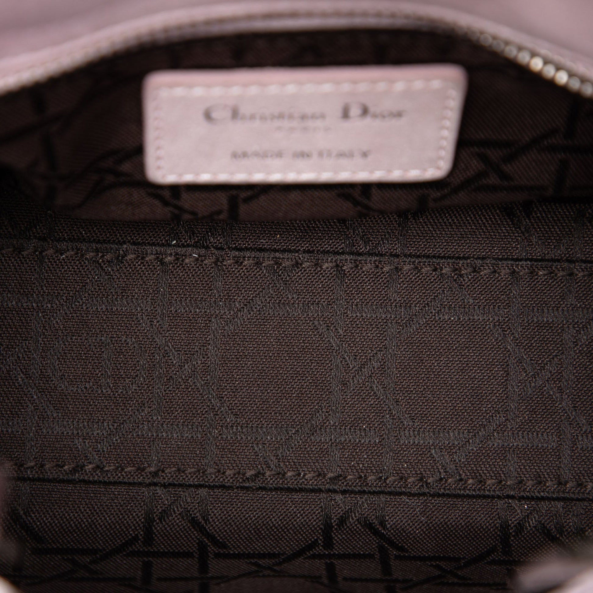 Dior Mini Iridescent Lambskin Cannage Lady Dior