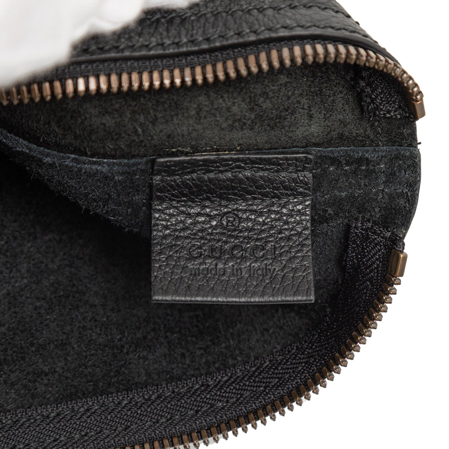 Gucci Medium Leather Logo Portfolio Clutch