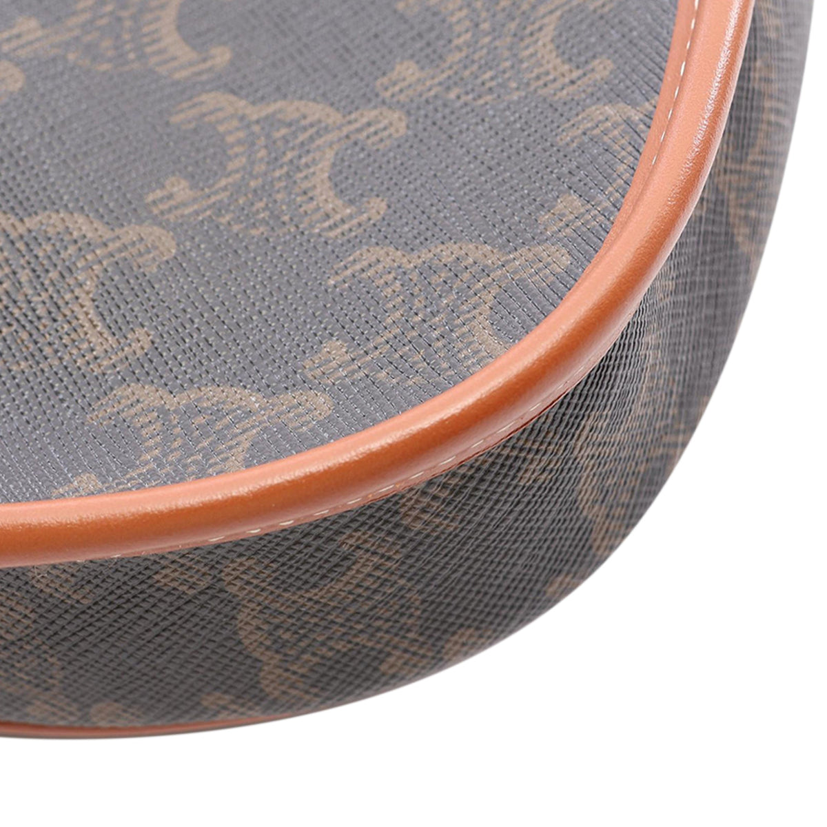 Celine Mini Triomphe Coated Canvas Besace Crossbody