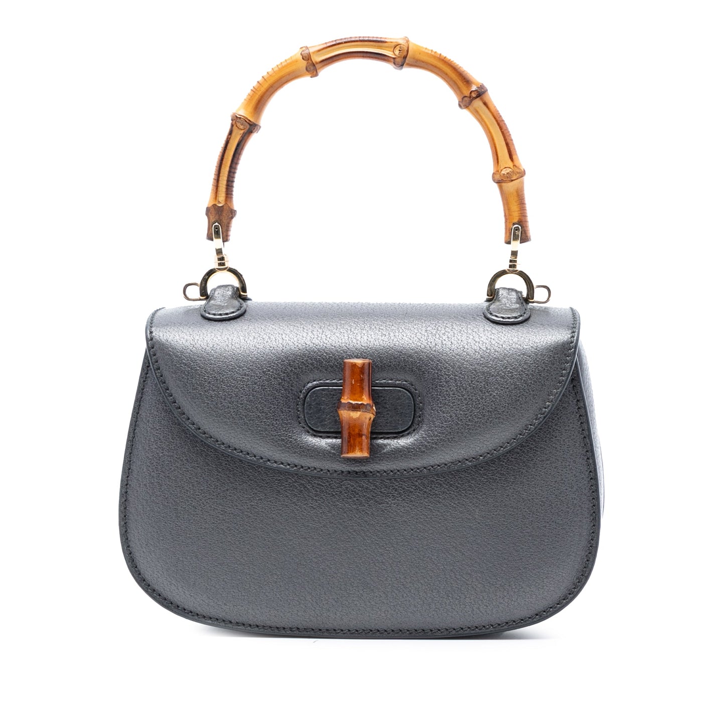 Gucci Small Calfskin Bamboo Night