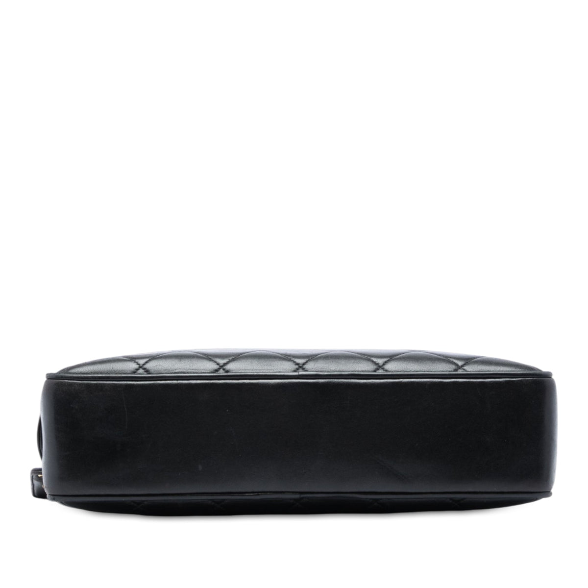Chanel Quilted Lambskin Shoulder Bag — Black