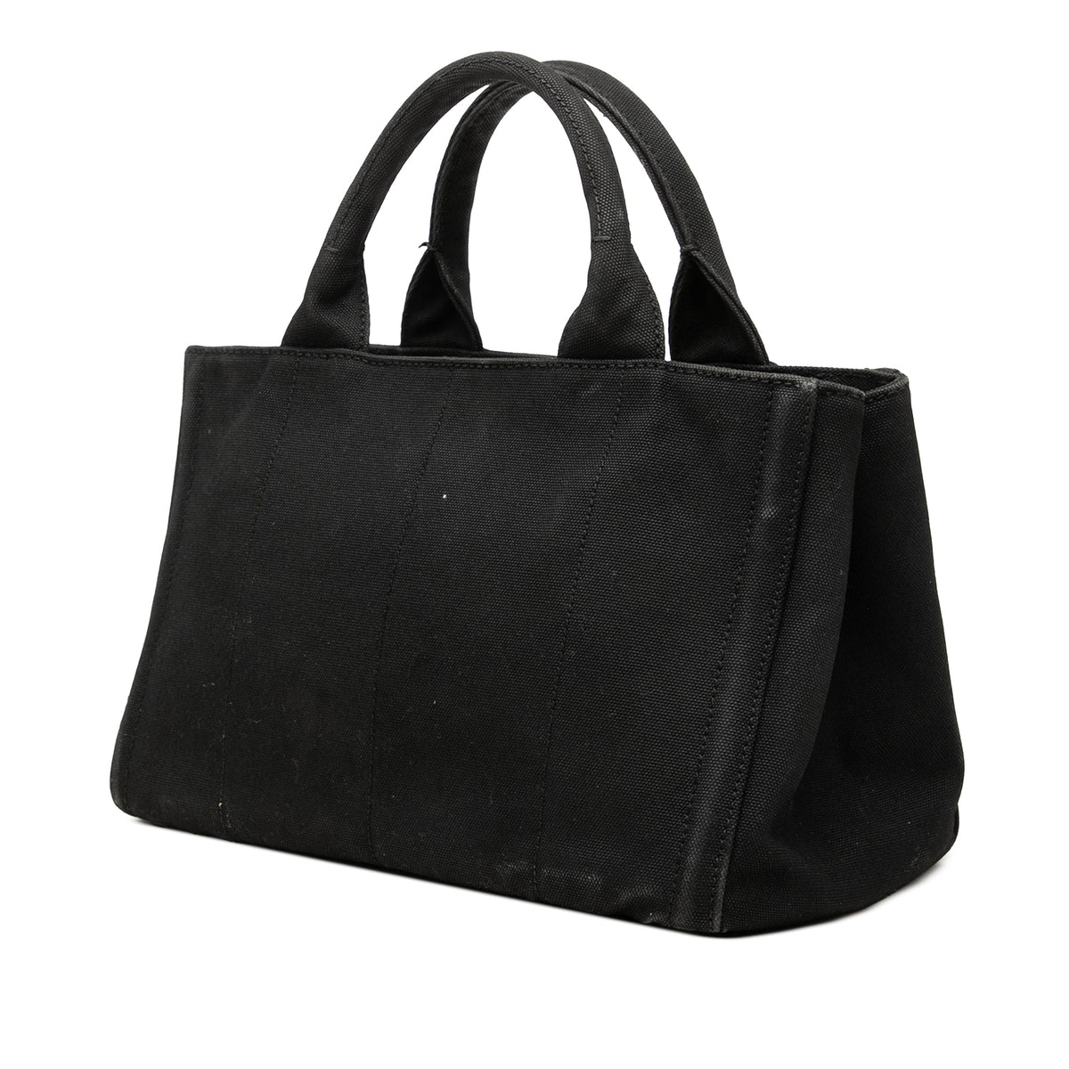 Prada Canvas Canapa Studded Handbag