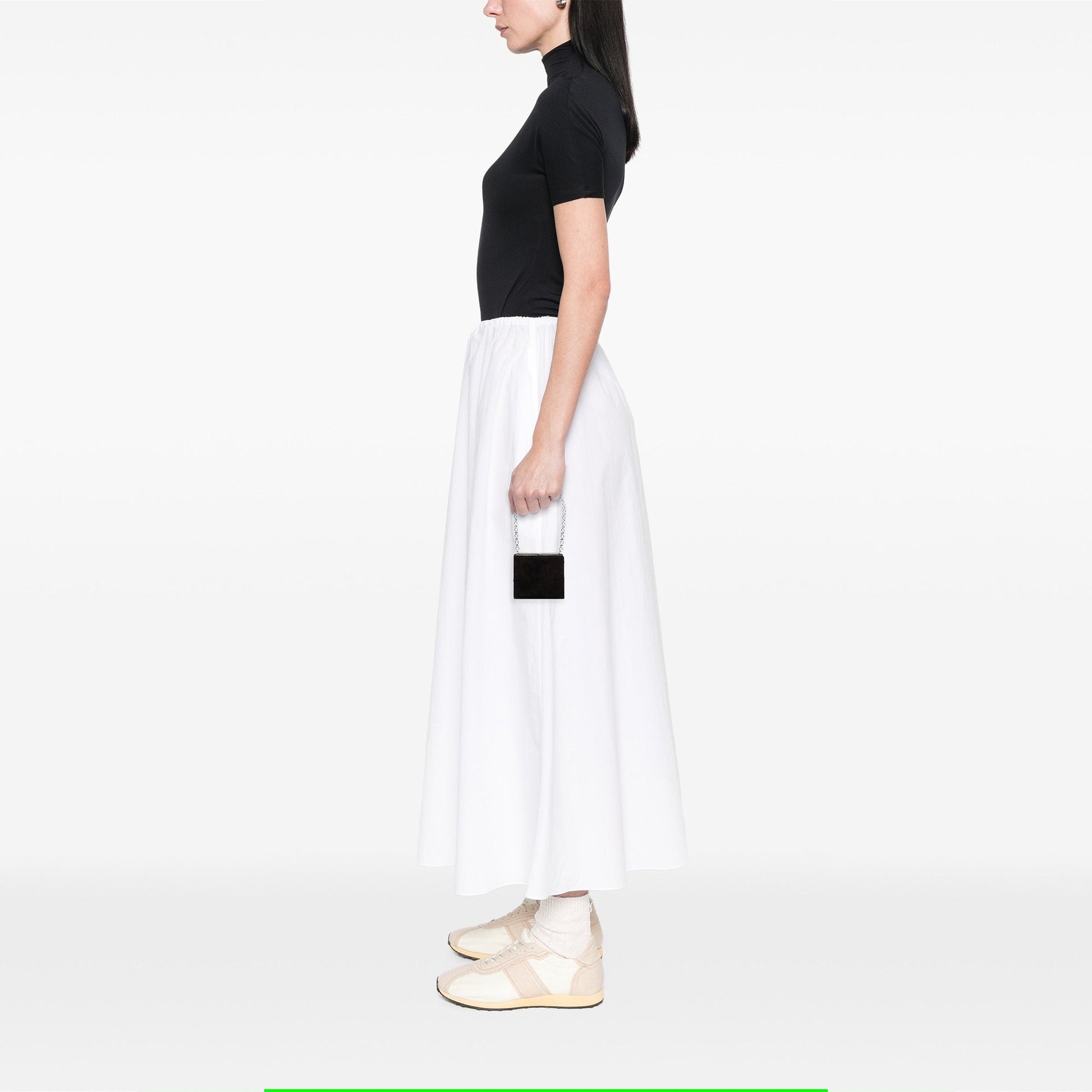 Bottega Veneta Suede Frame Clutch on Chain