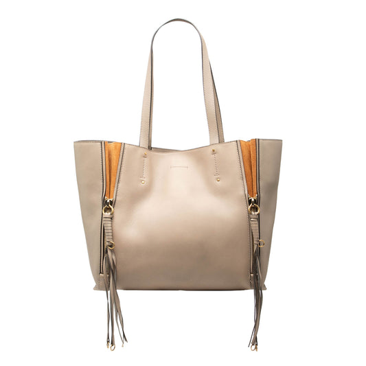 Chloé Large Leather Milo Shopping Tote