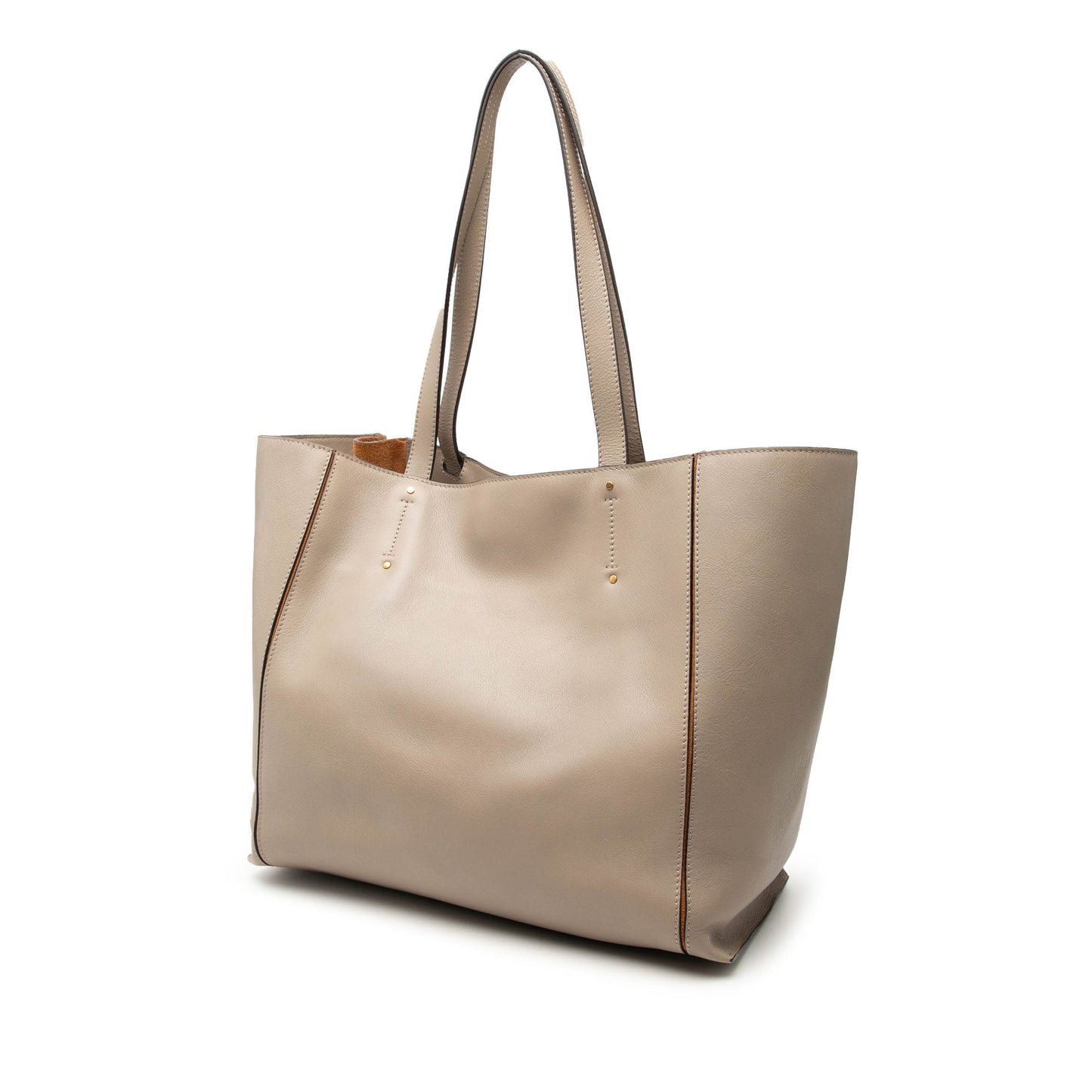 Chloé Large Leather Milo Shopping Tote