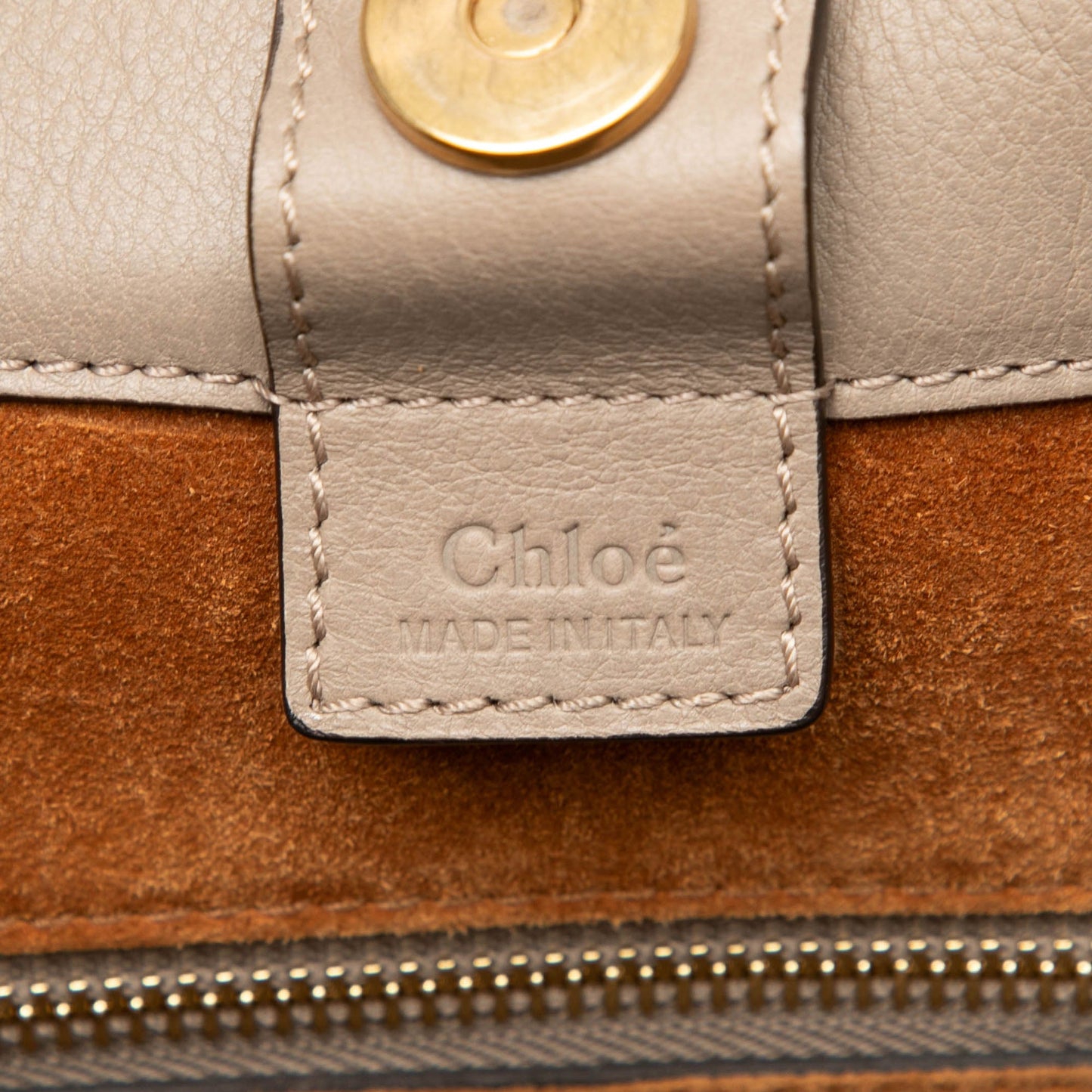 Chloé Large Leather Milo Shopping Tote