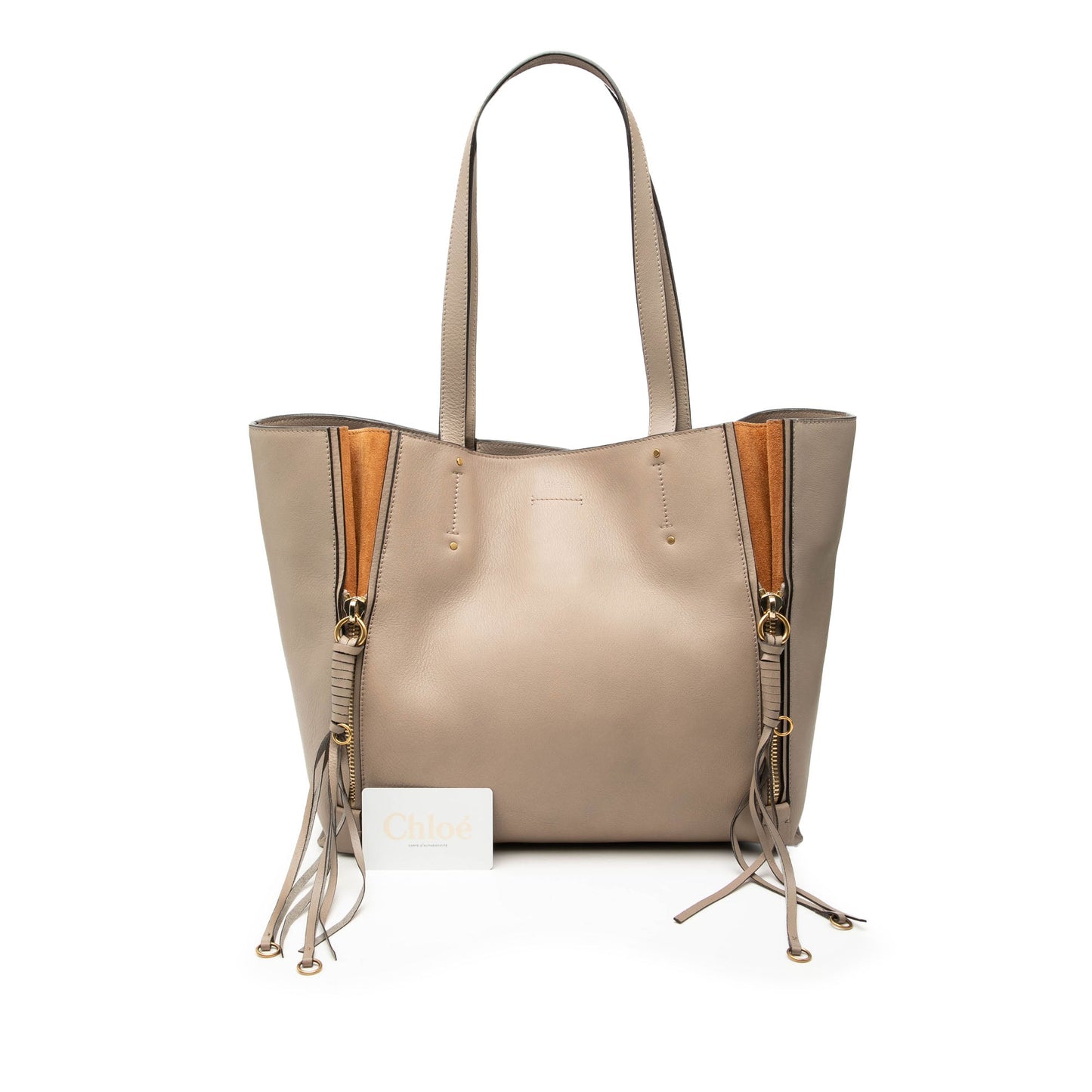 Chloé Large Leather Milo Shopping Tote