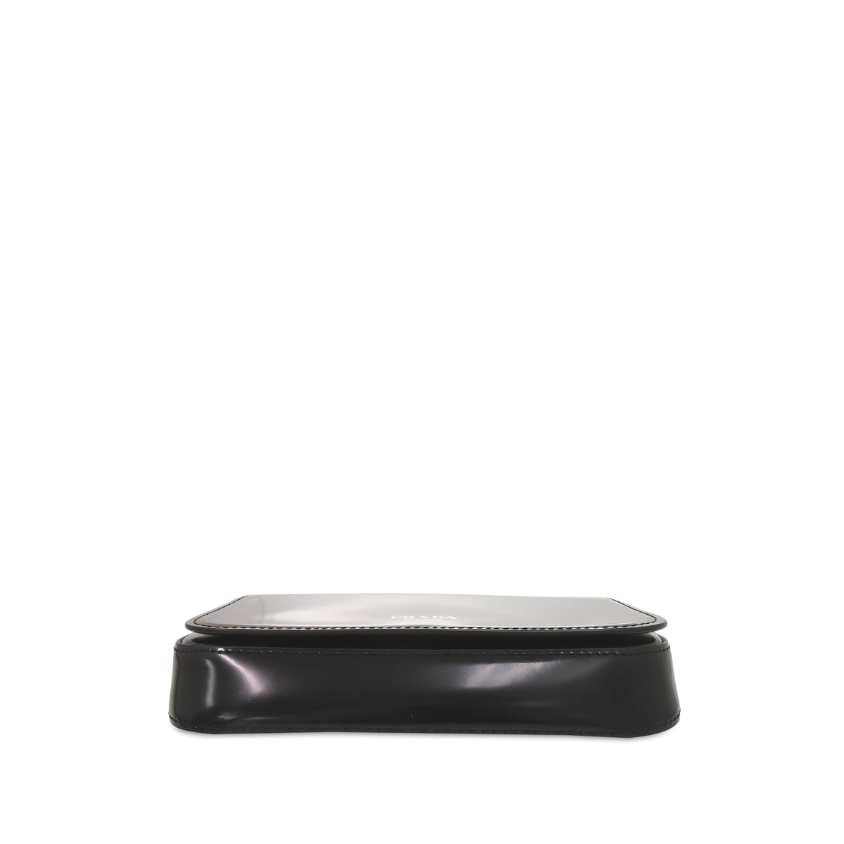 Prada City Calf Flap Crossbody — Black