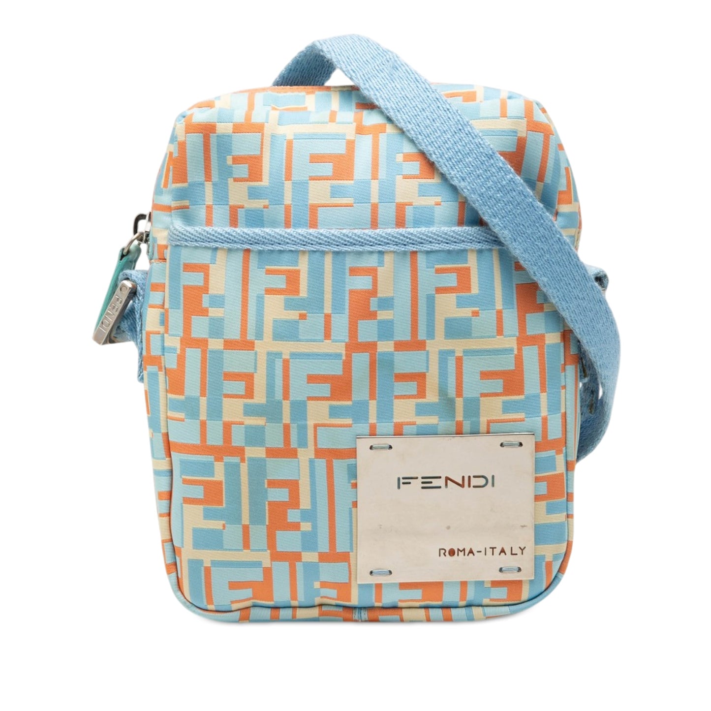 Fendi Zucca Nylon Messenger Bag
