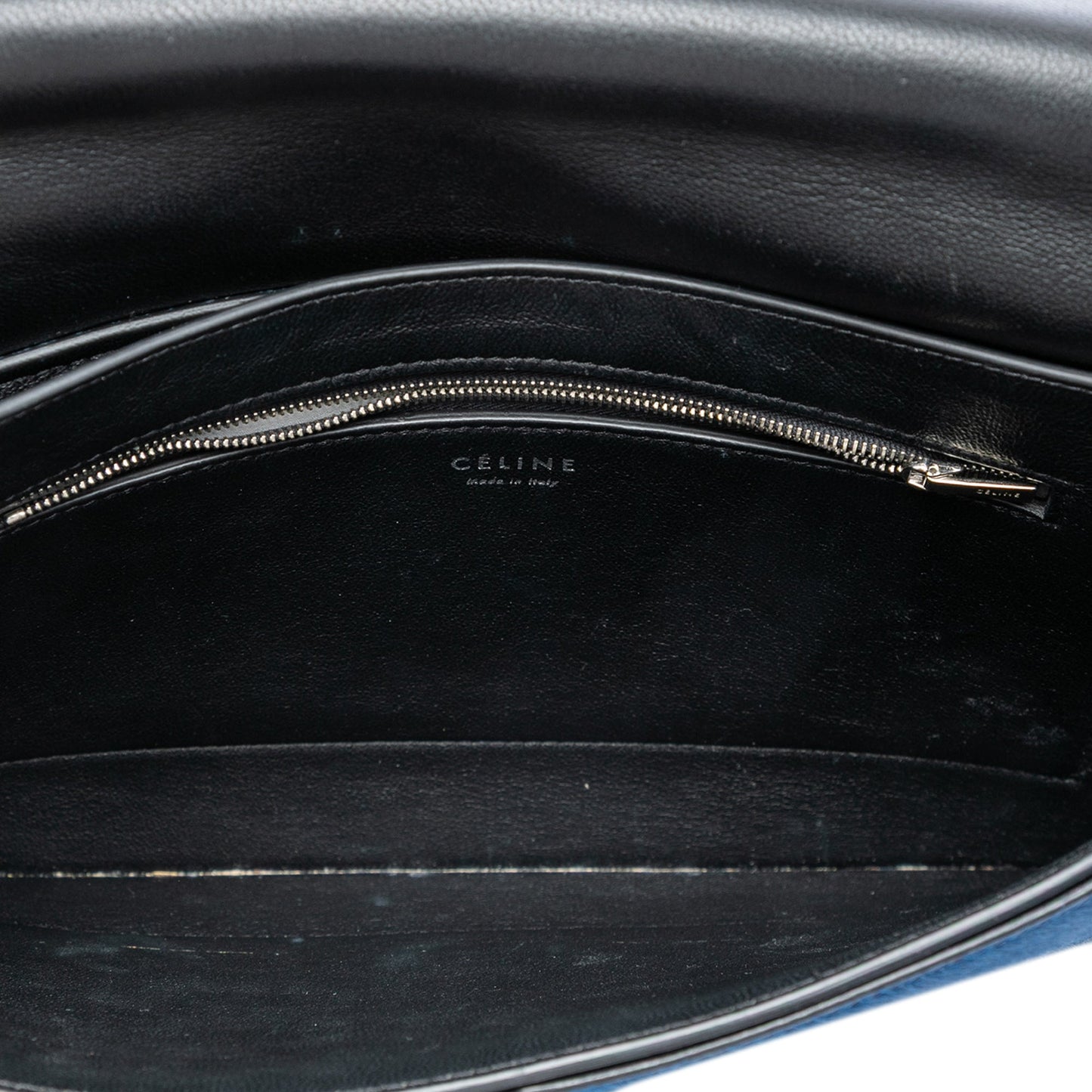 Celine Multicolor Leather and Pony Hair Diamond Shoulder Bag