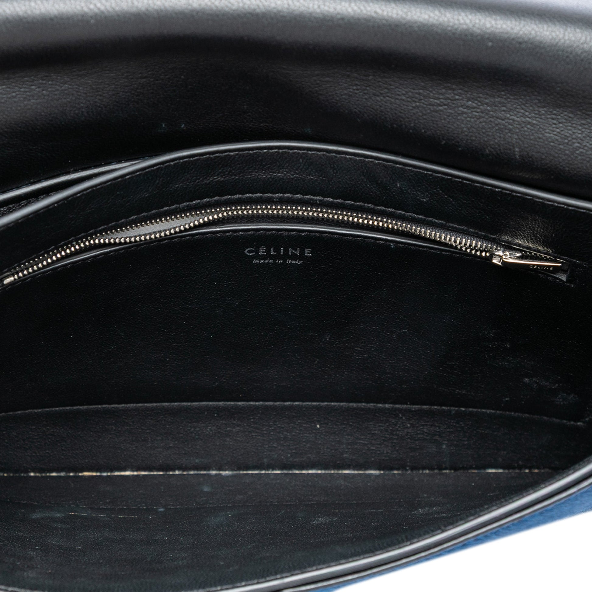 Celine Multicolor Leather and Pony Hair Diamond Shoulder Bag