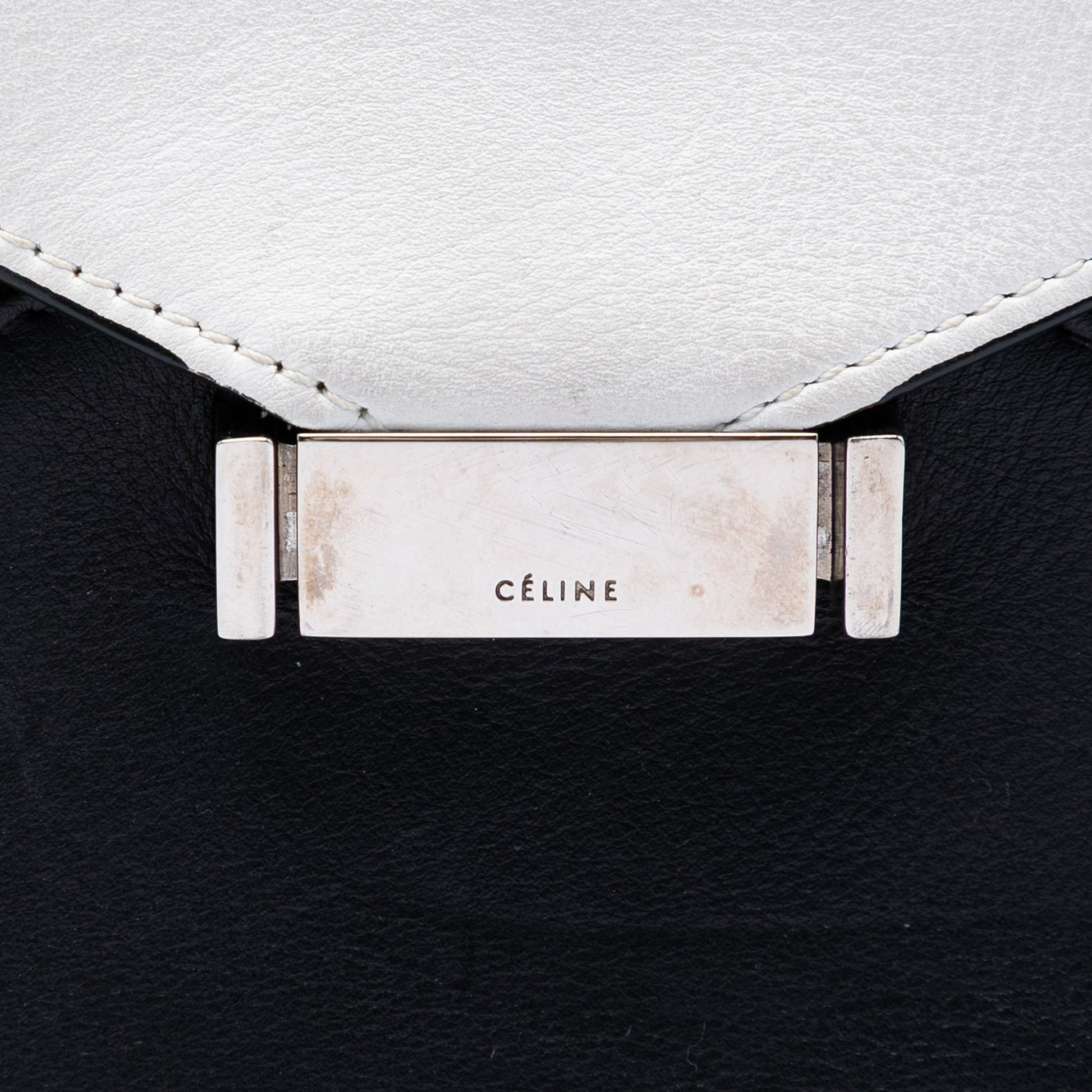 Celine Multicolor Leather and Pony Hair Diamond Shoulder Bag