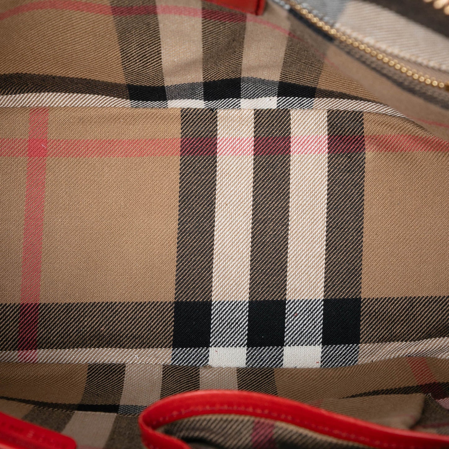 Burberry Small Calfskin Bridle Orchard Satchel