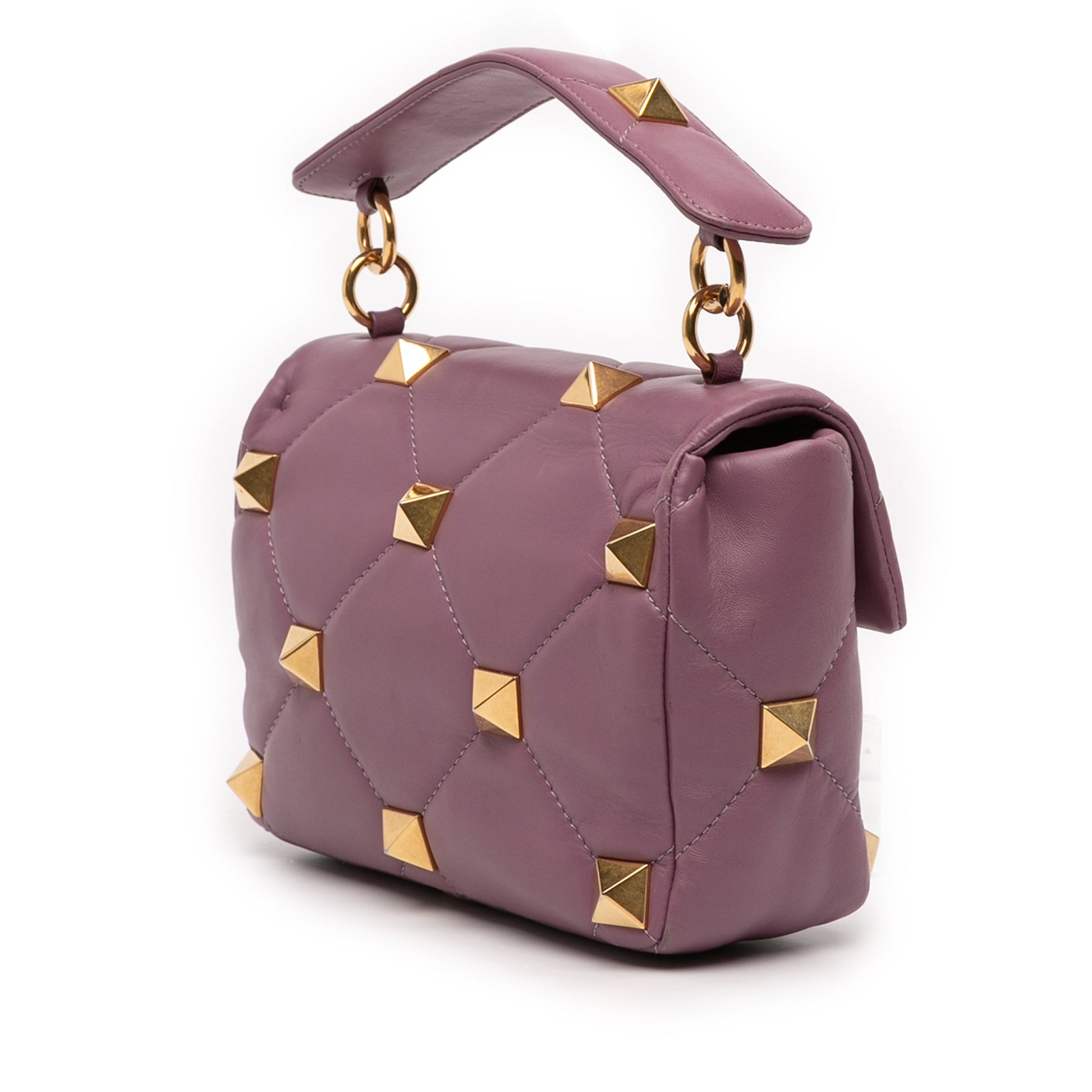 Valentino Medium Nappa Roman Stud Satchel