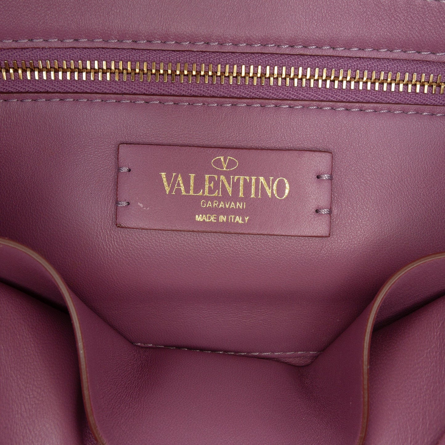 Valentino Medium Nappa Roman Stud Satchel