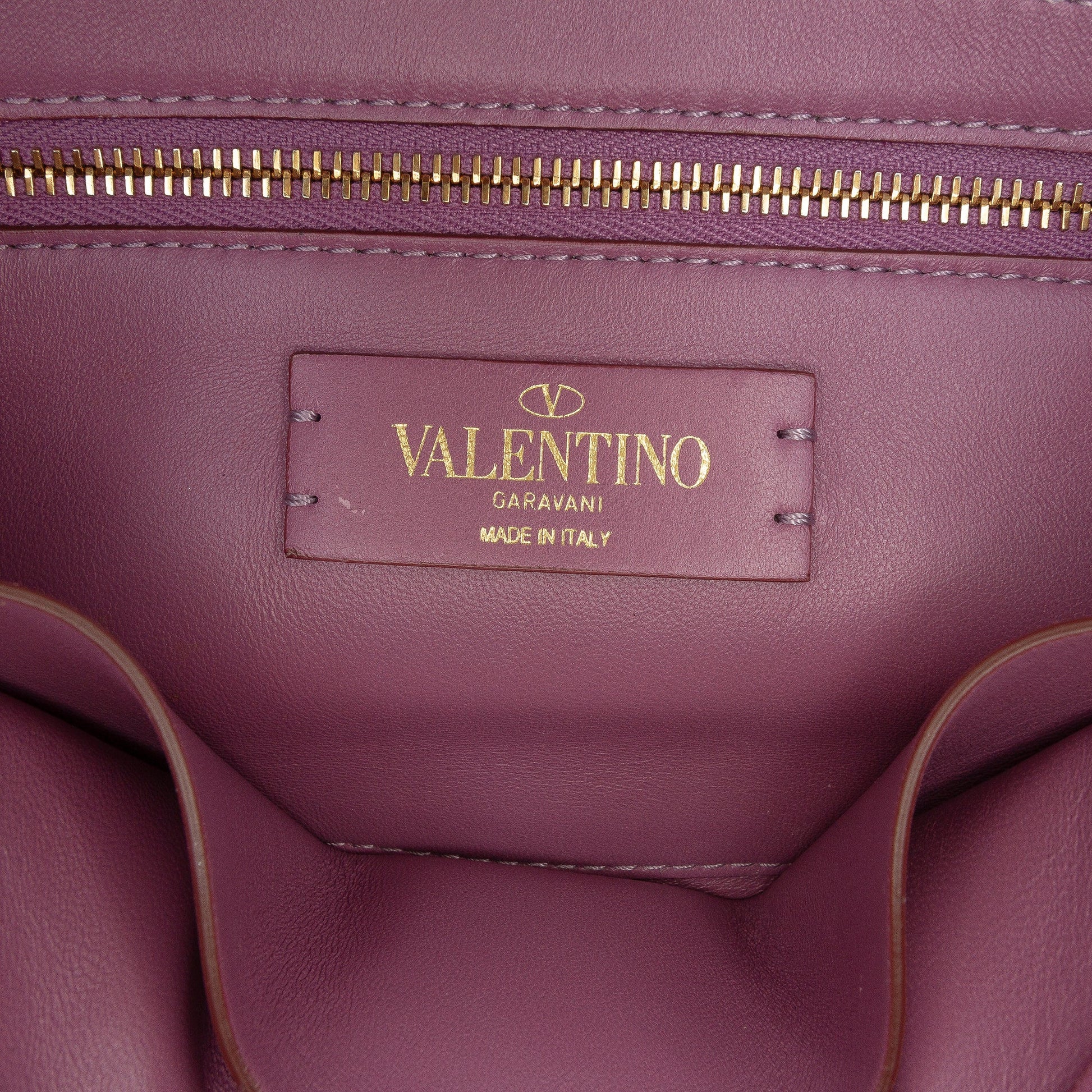 Valentino Medium Nappa Roman Stud Satchel