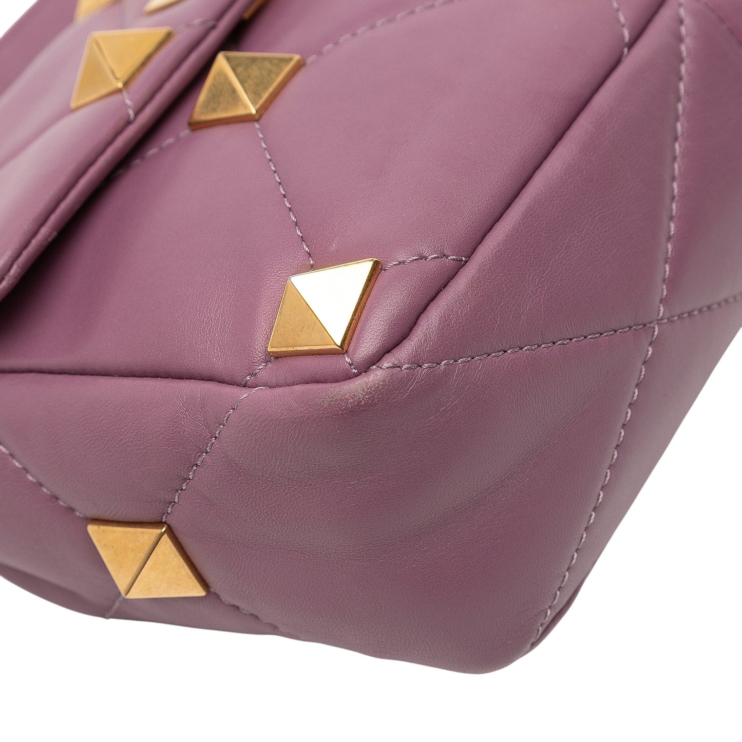 Valentino Medium Nappa Roman Stud Satchel