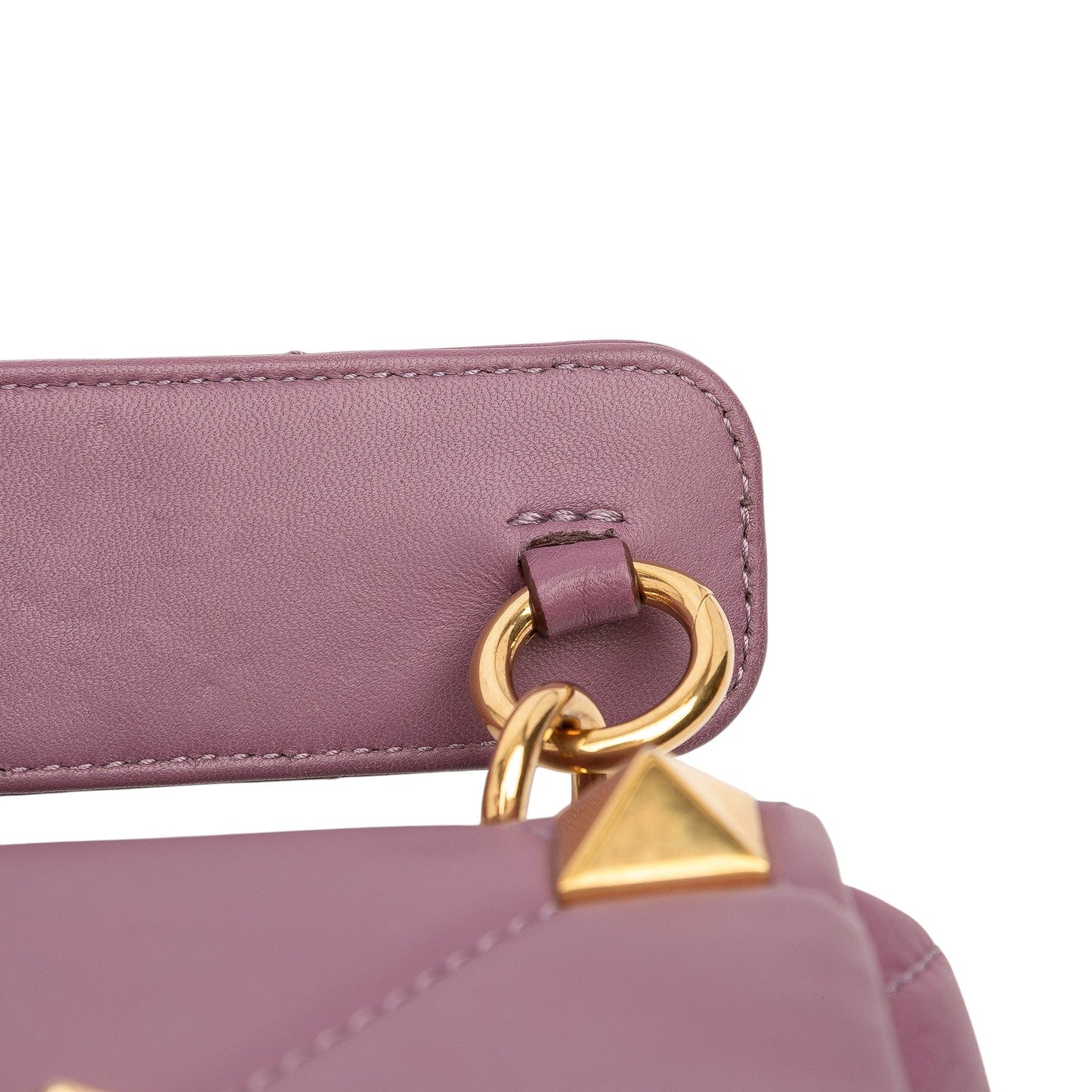 Valentino Medium Nappa Roman Stud Satchel