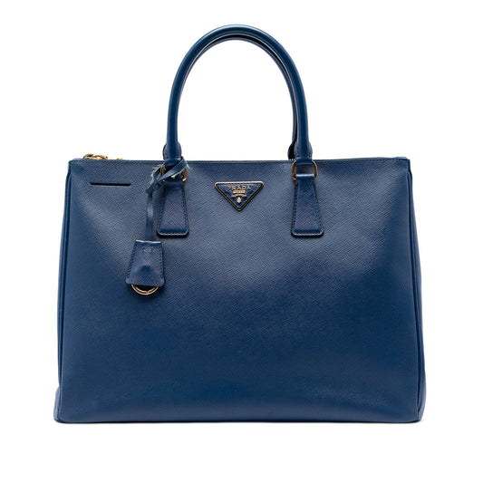 Prada Large Saffiano Lux Galleria Double Zip Tote