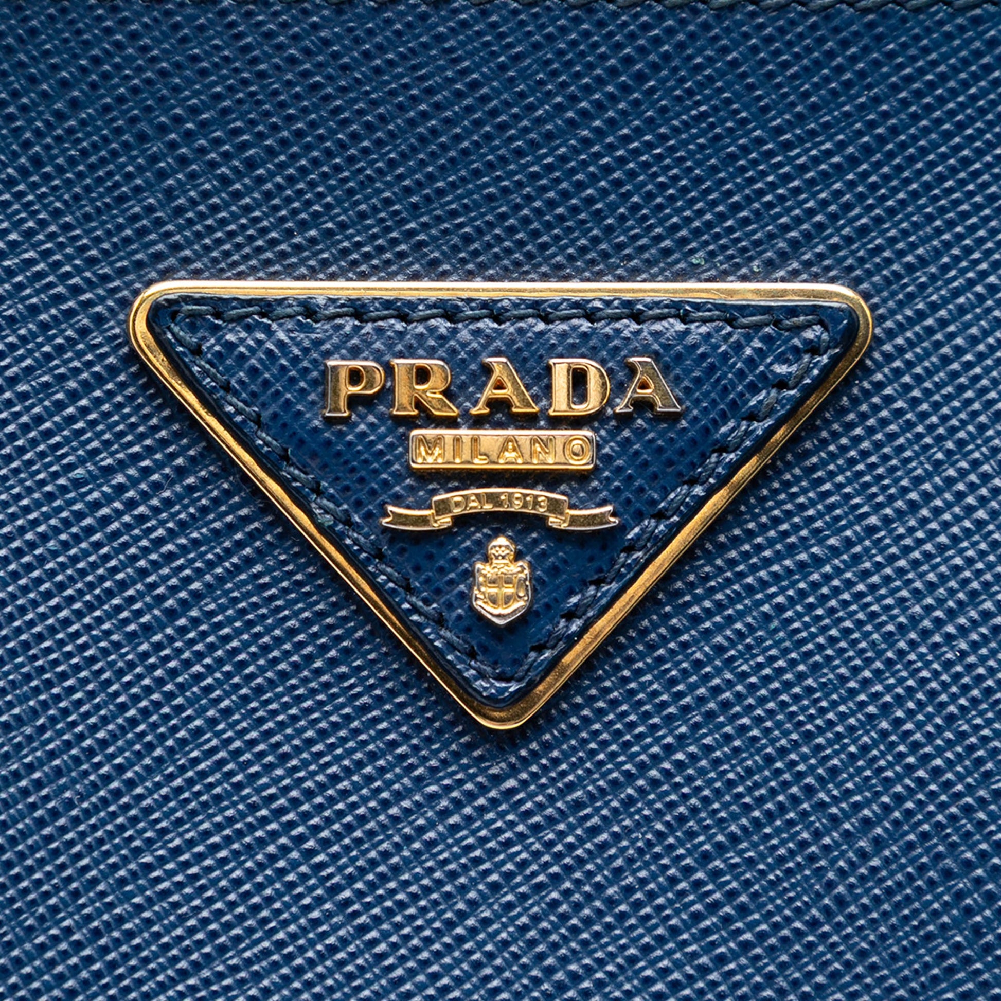 Prada Large Saffiano Lux Galleria Double Zip Tote