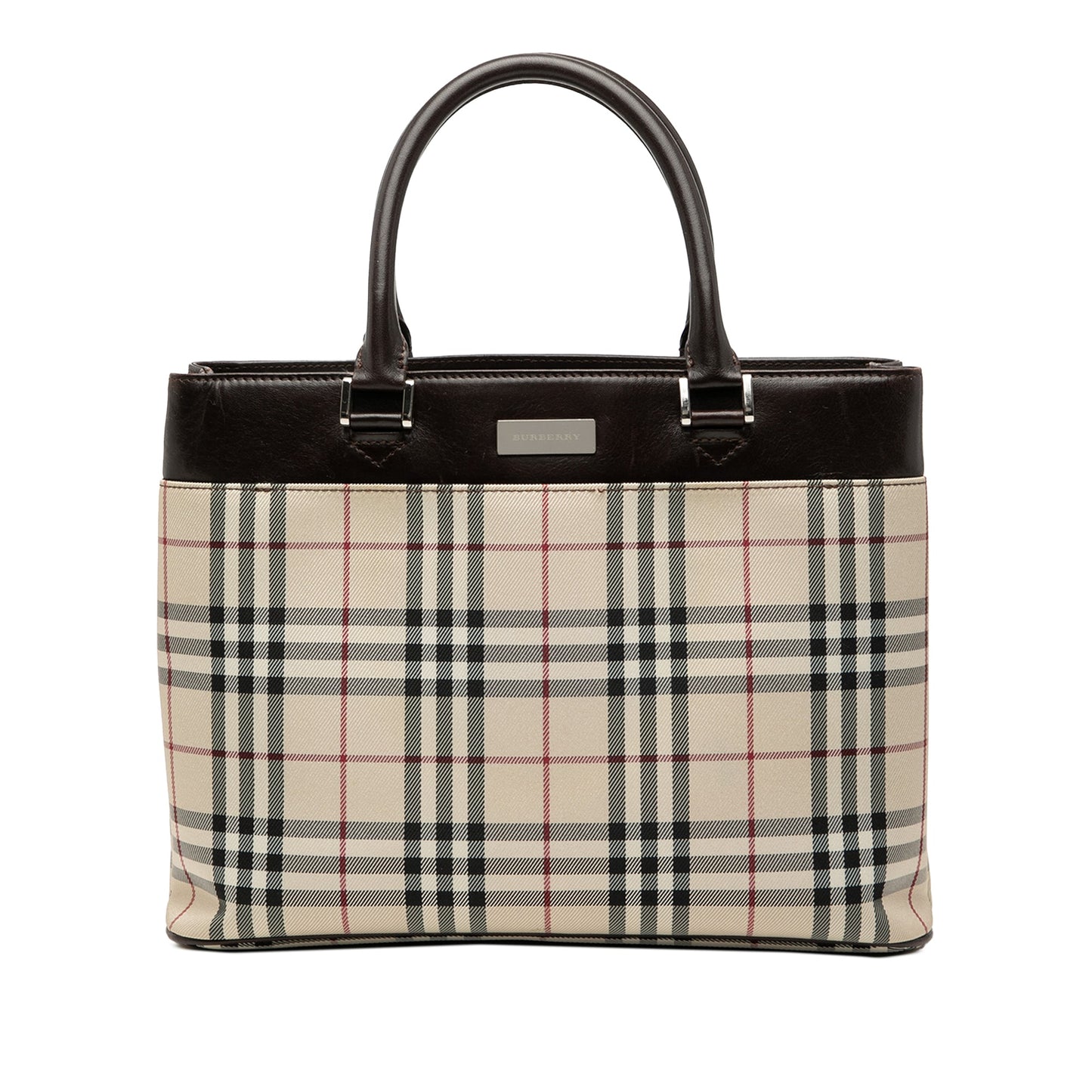 Burberry House Check Canvas Tote