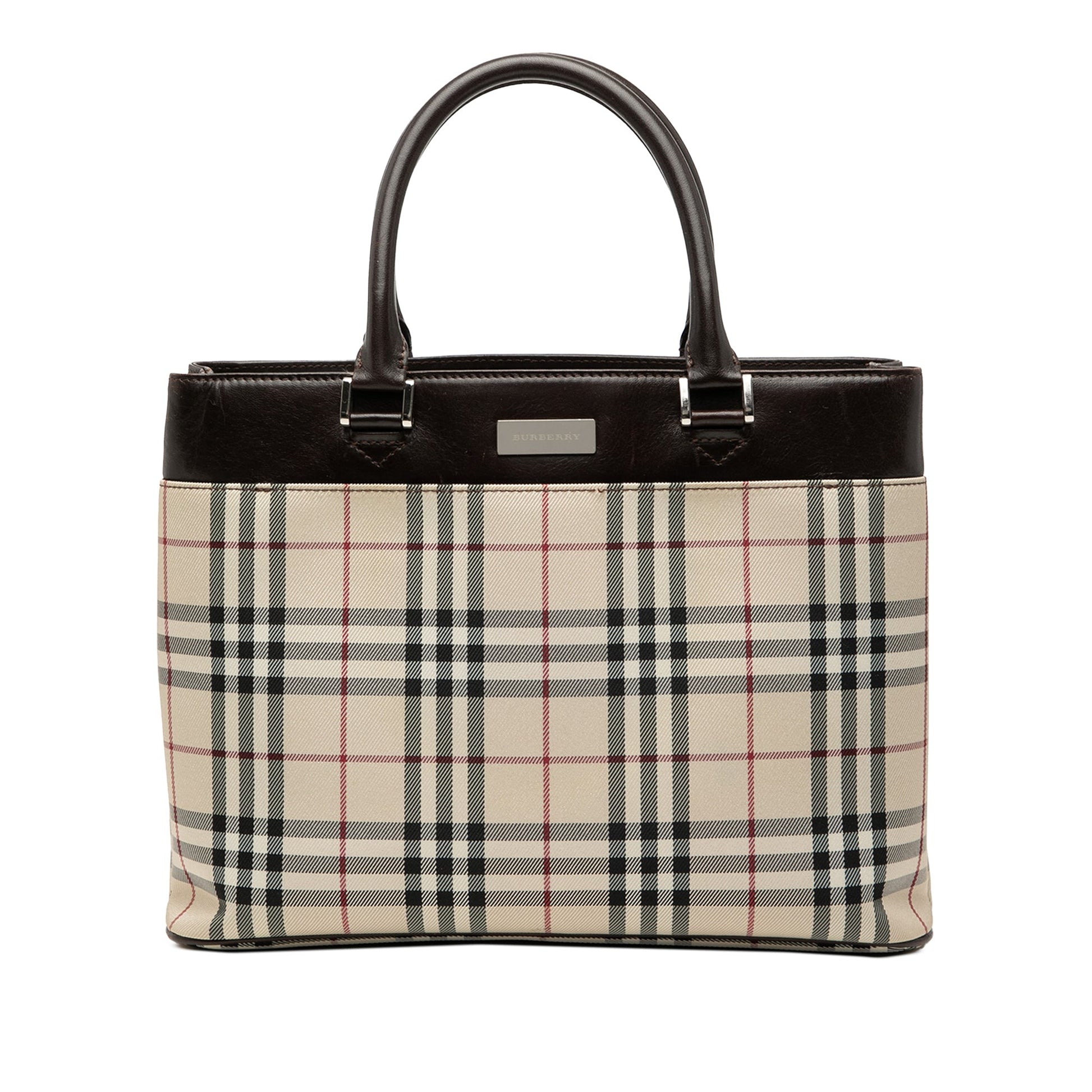 Burberry House Check Canvas Tote