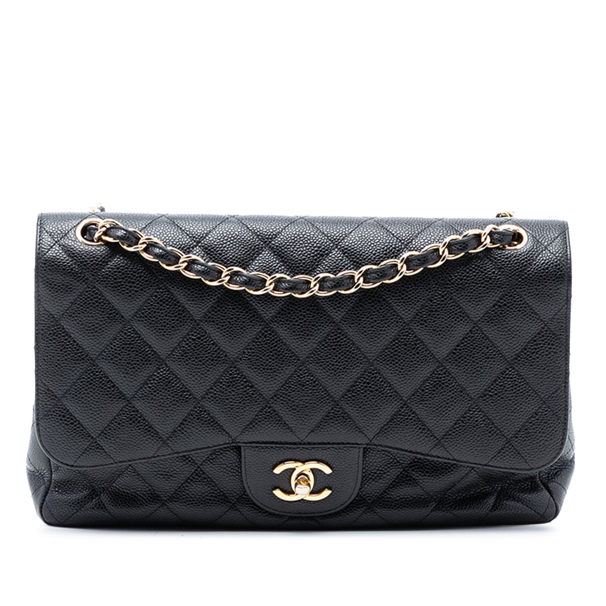 Chanel Jumbo Classic Caviar Double Flap
