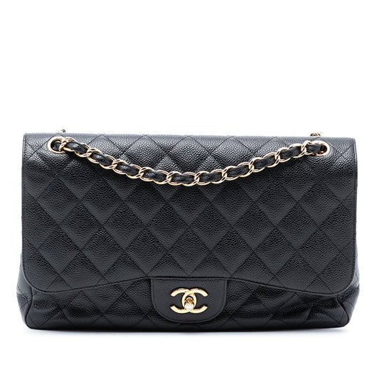Chanel Jumbo Classic Caviar Double Flap