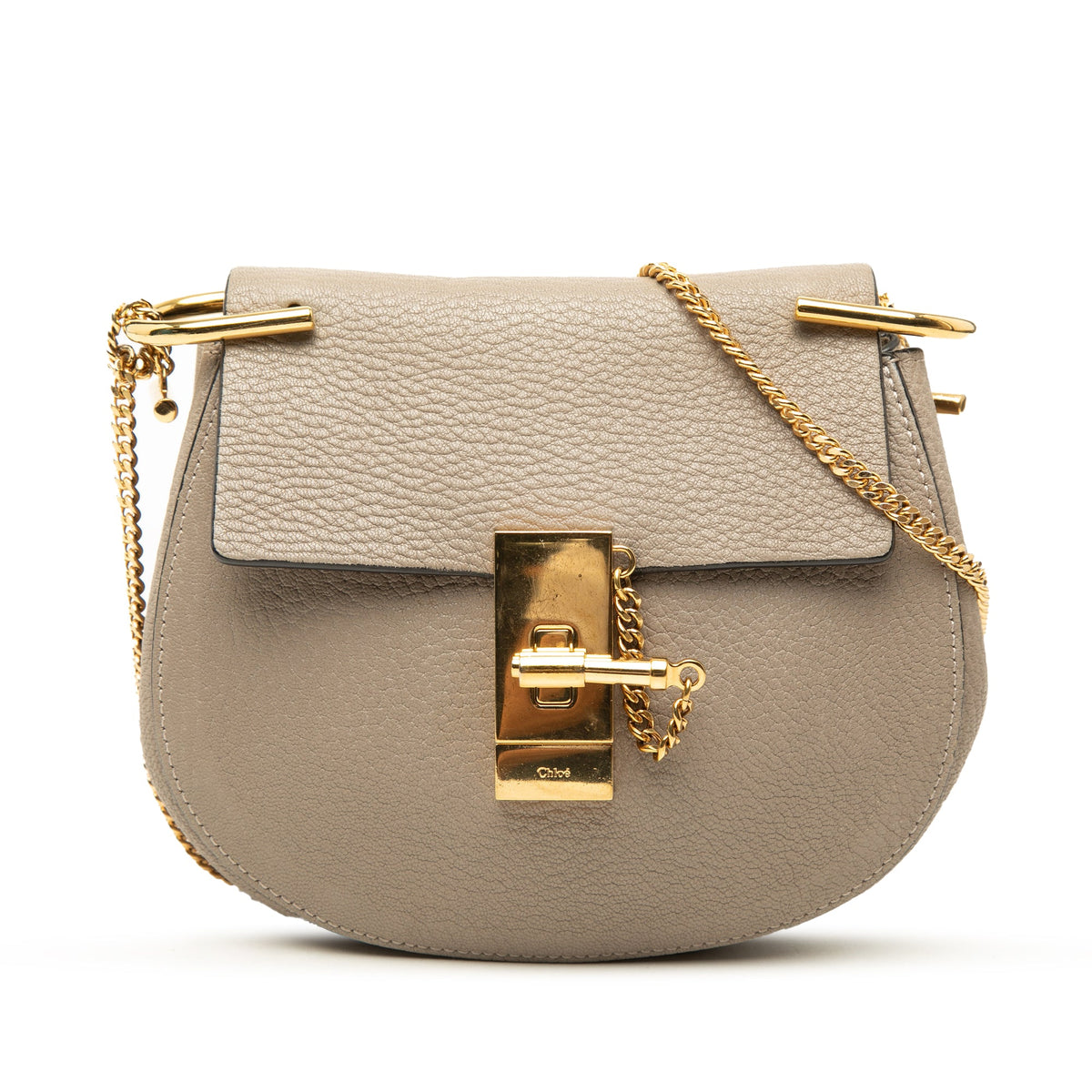 Chloé Mini Grained Lambskin Drew Crossbody