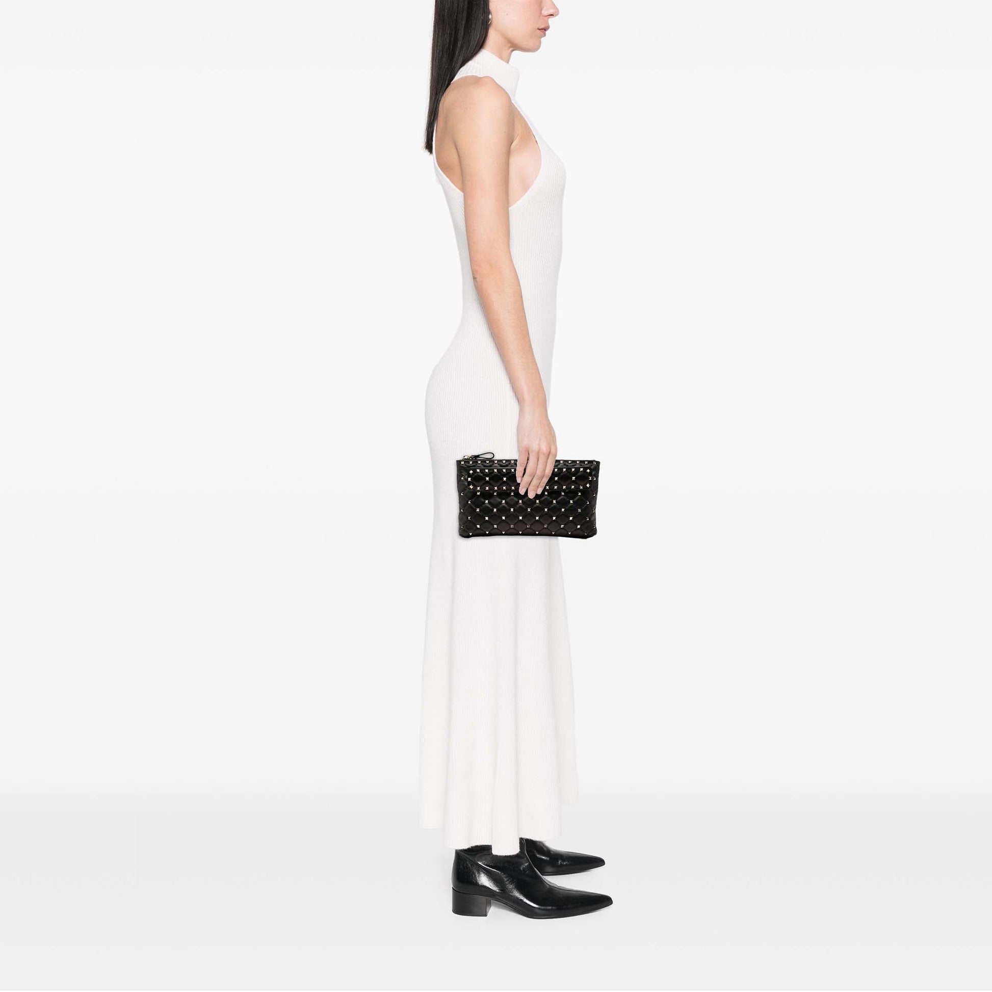 Valentino Nappa Rockstud Spike Clutch