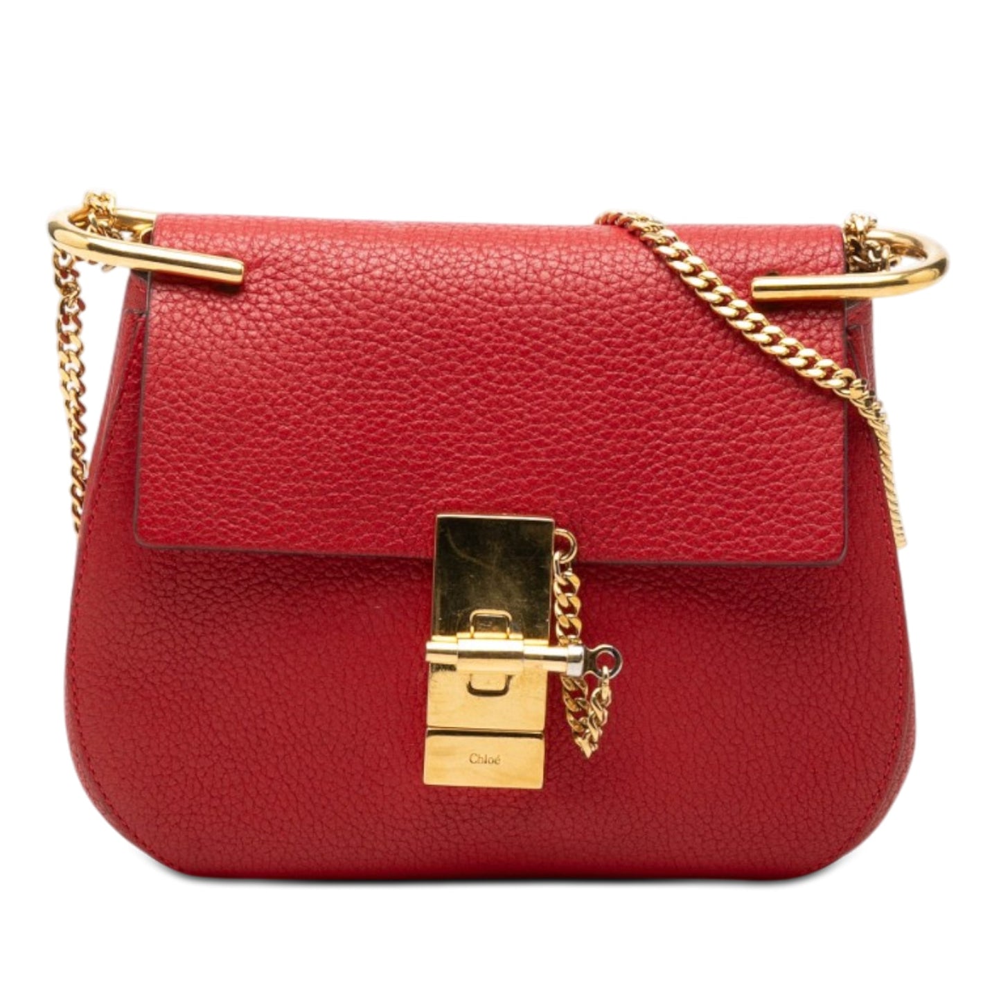 Chloé Mini Leather Drew Crossbody