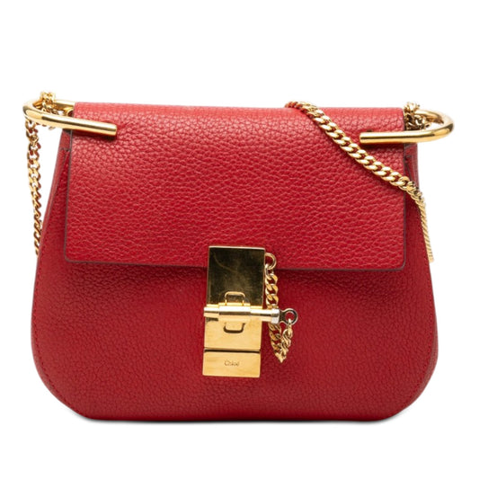 Chloé Mini Leather Drew Crossbody