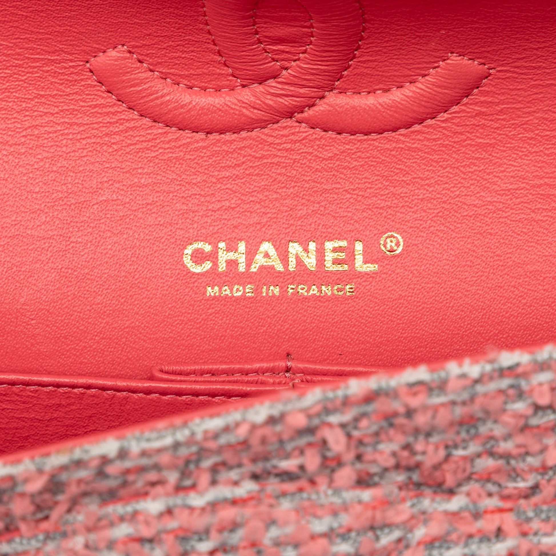 Chanel Quilted Tweed Reissue 2.55 Double Flap 225