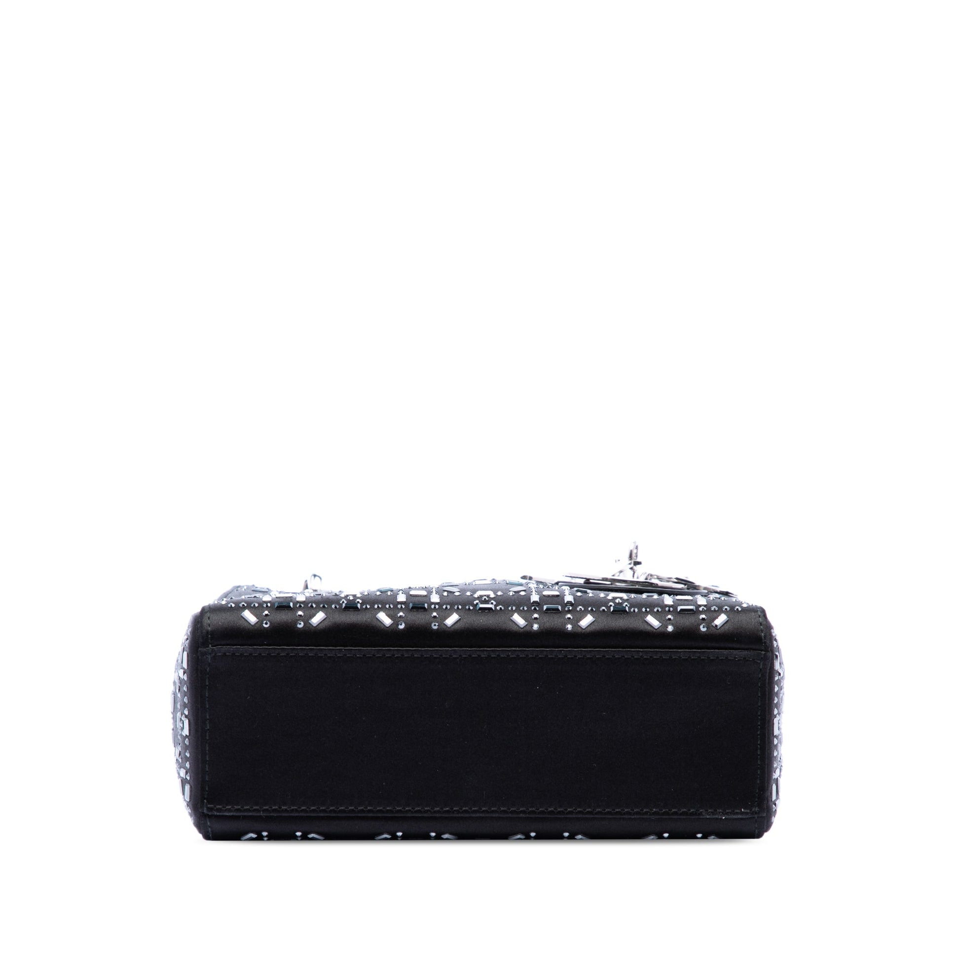 Dior Mini Velvet Cannage Strass Embellished Lady Dior