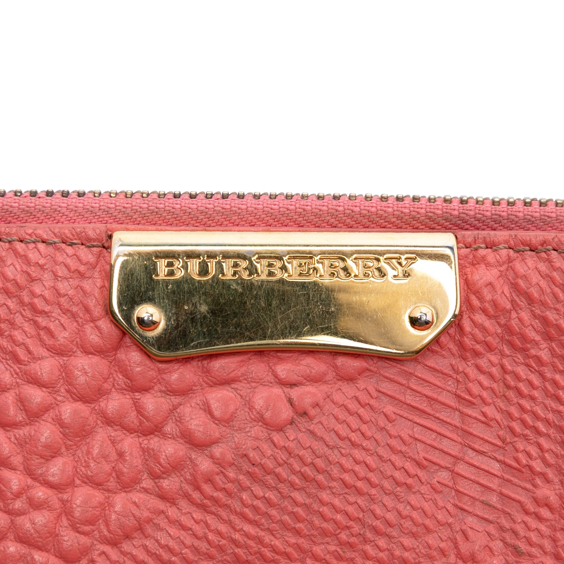 Burberry Small Grain Check Embossed Leather Chichester Crossbody