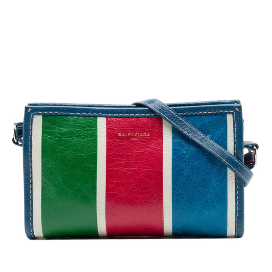 Balenciaga Lambskin Bazar Crossbody