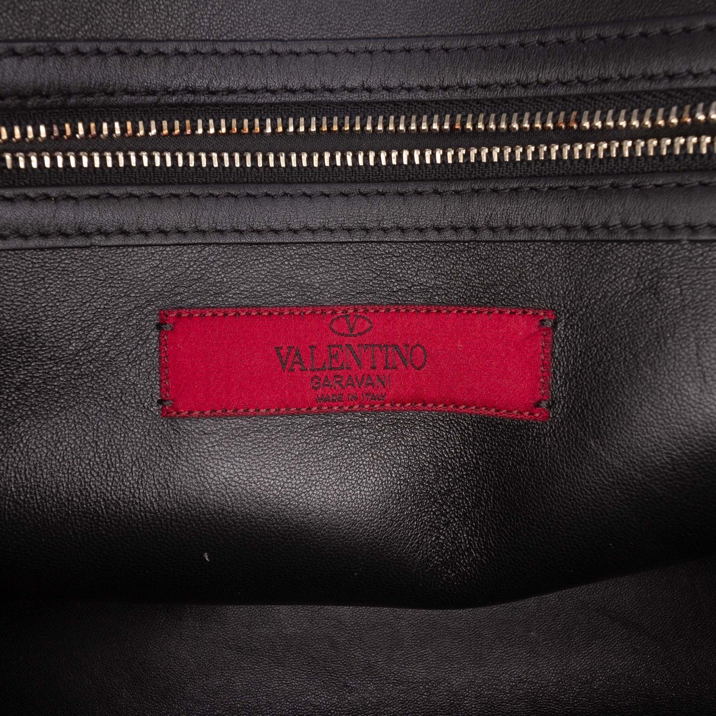 Valentino Leather Rockstud Cabana Satchel
