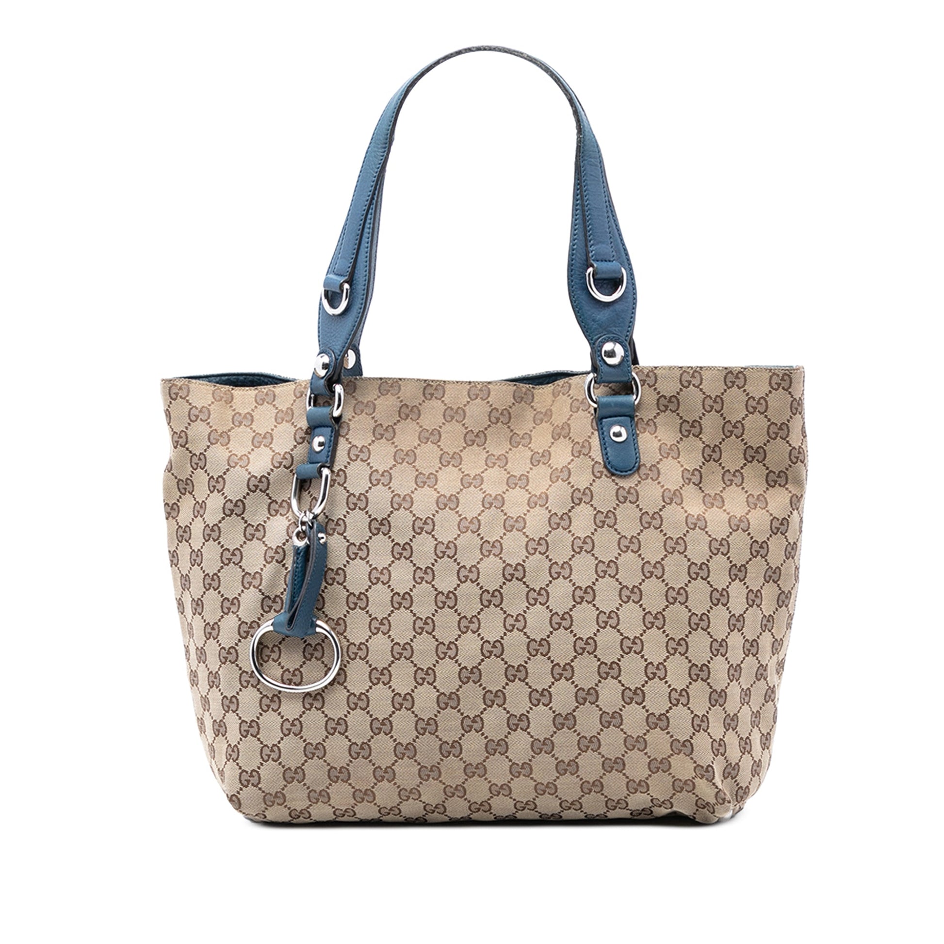 Gucci Medium GG Canvas Icon Bit Tote