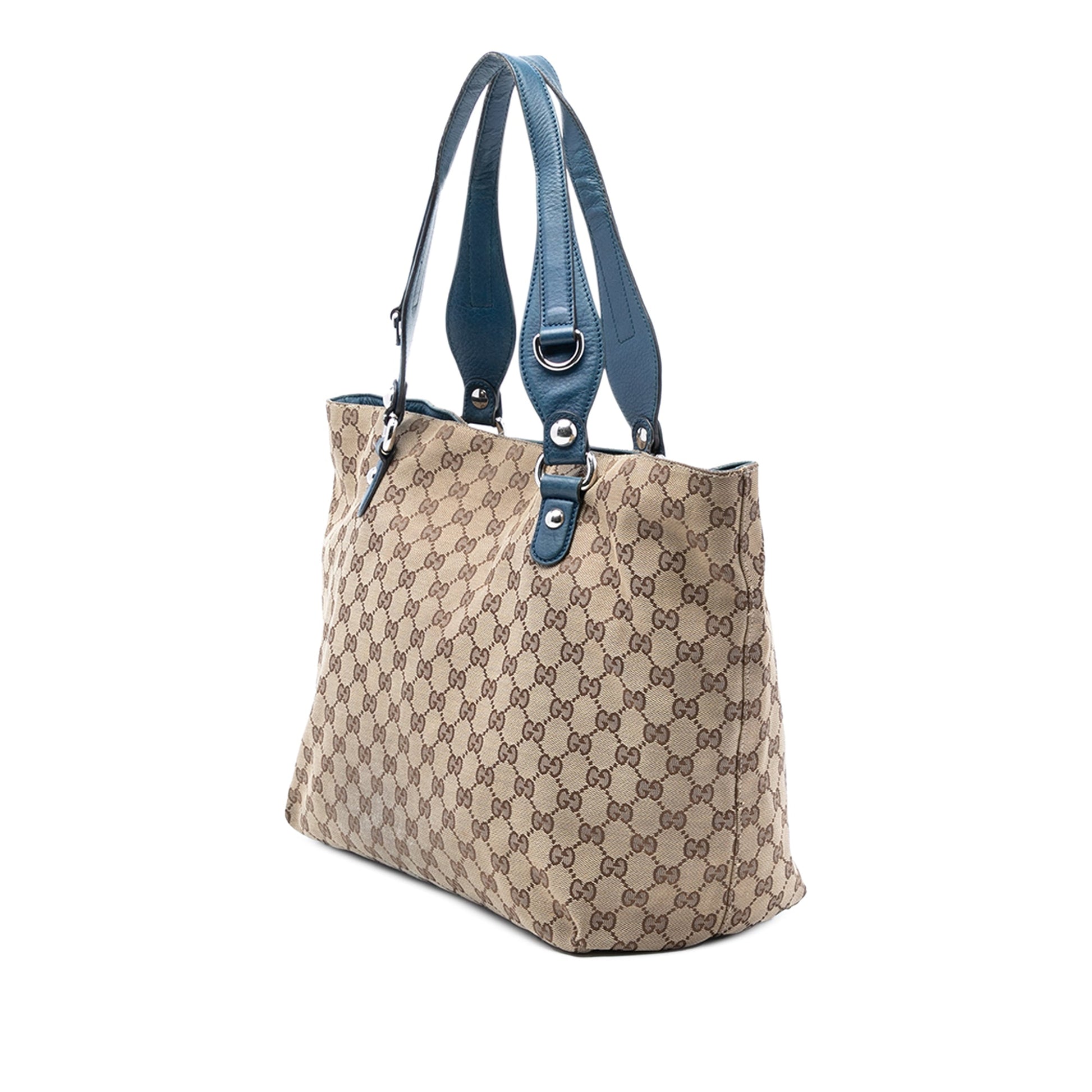 Gucci Medium GG Canvas Icon Bit Tote